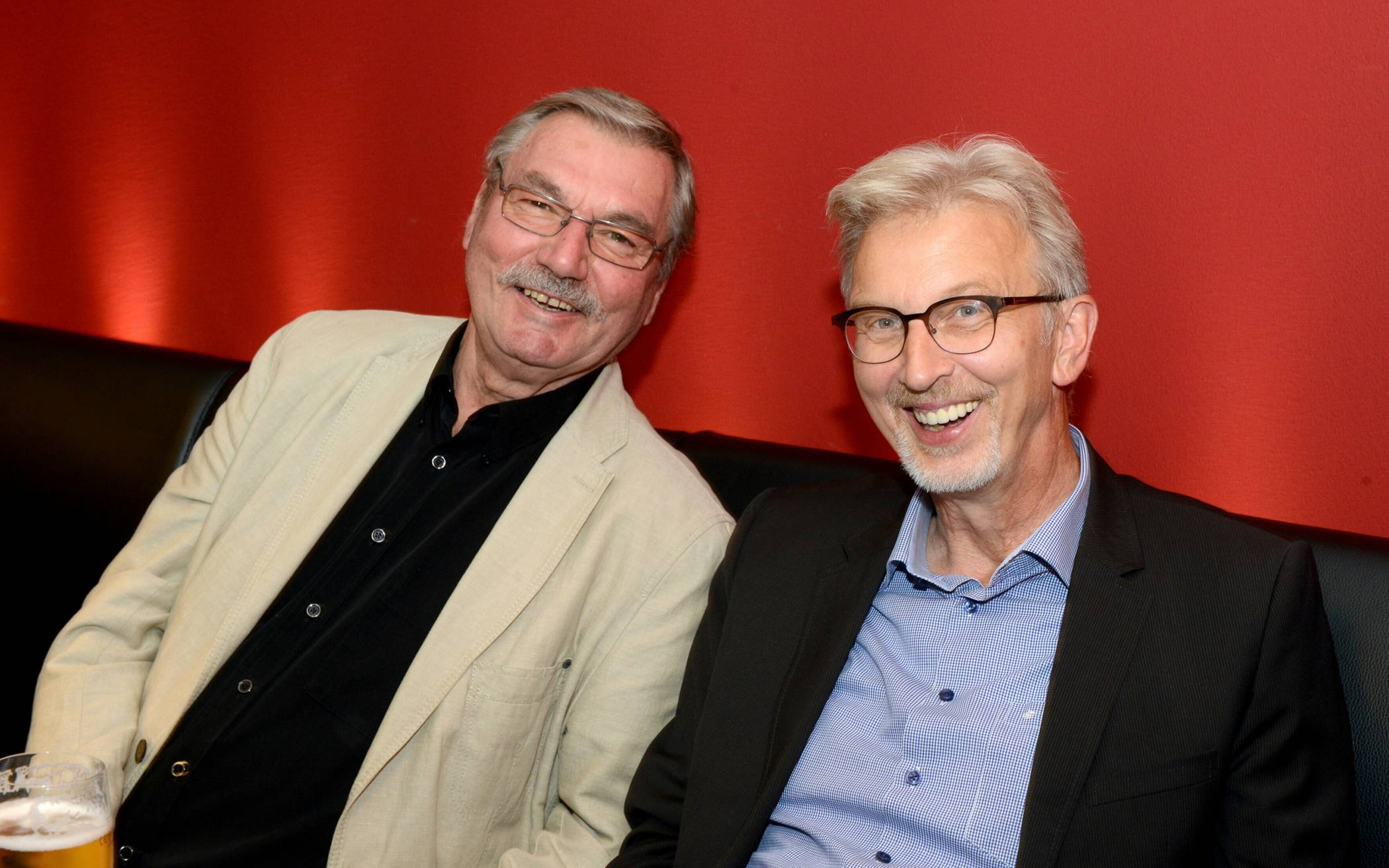 Kurt Keil (li.) mit dem ehemaligen Rundschau-Redaktionsleiter Hendrik...