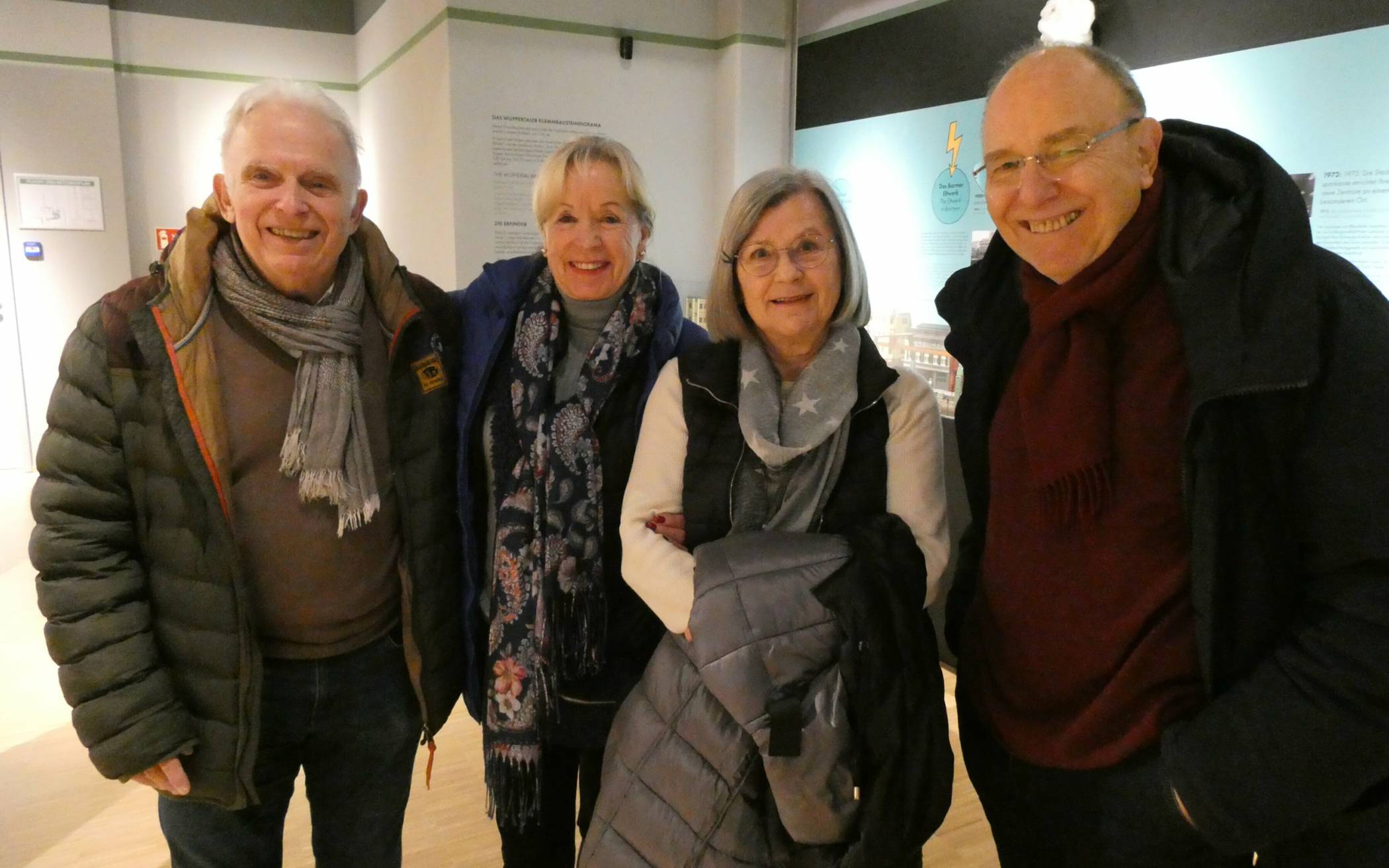  Von li.: Ulrich Vahlensieck, Rosi Ruffmann, Inge Mänken und Peter König. 
