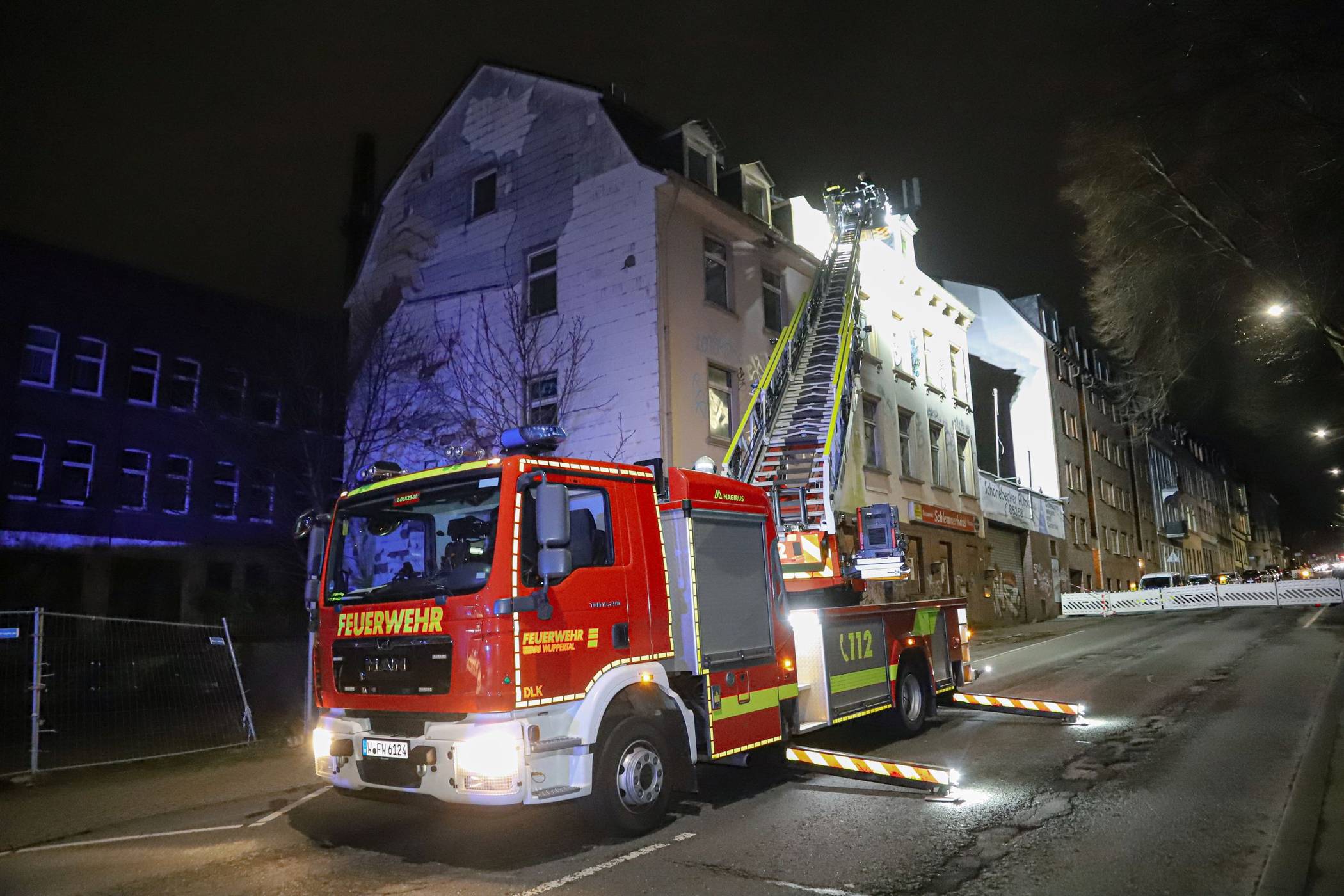 Der EInsatz an der Schönebecker Straße Anfang Februar.