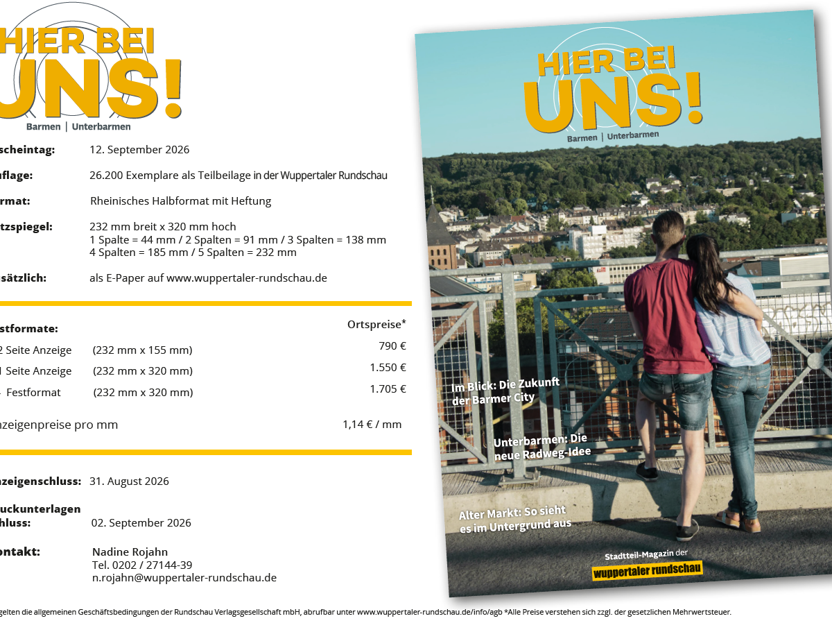 Hier bei uns (Barmen / Unterbarmen) / Mediadaten 2026
