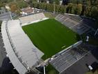 Das Tribünendach des Wuppertaler Stadions am
