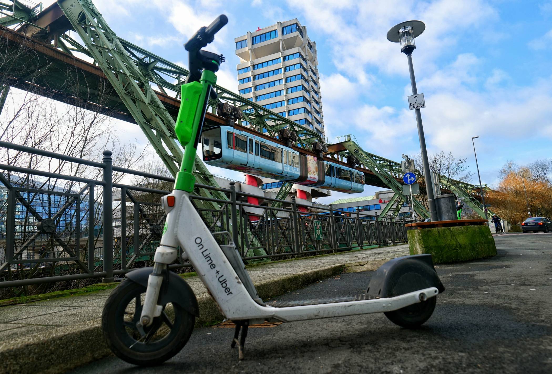 E-Scooter in Elberfeld.
