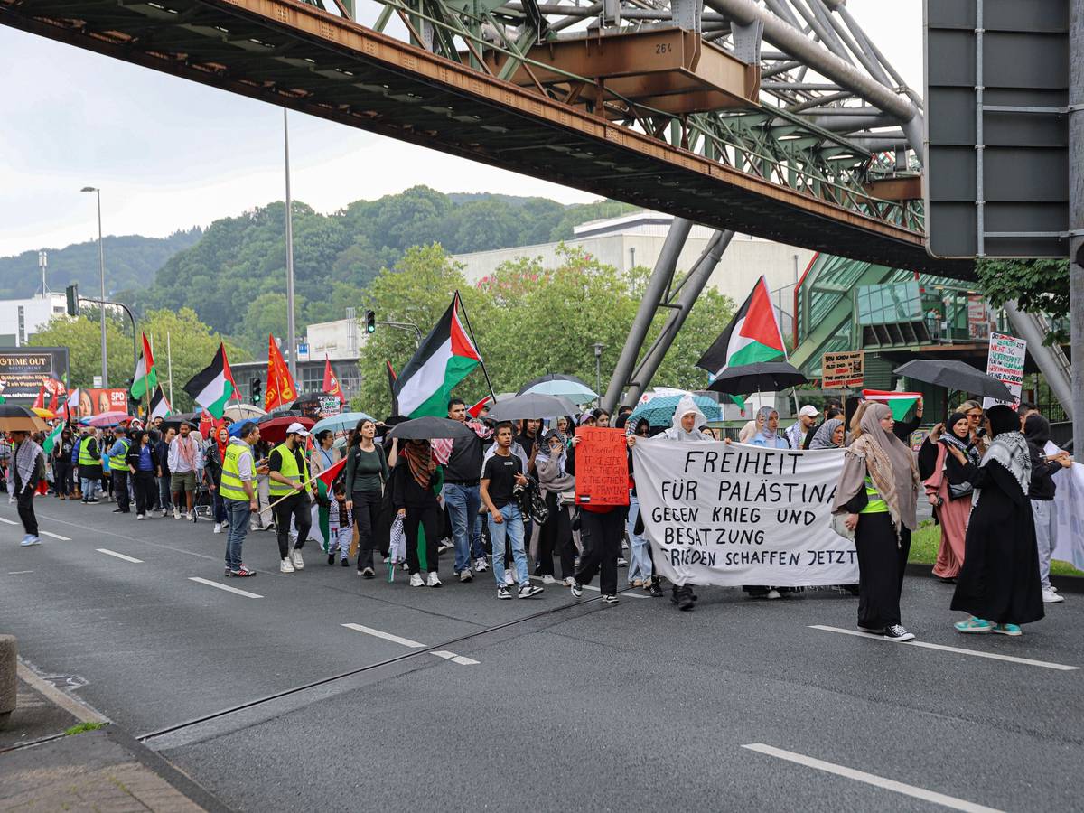 Pro-Palästina-Demo in Elberfeld

