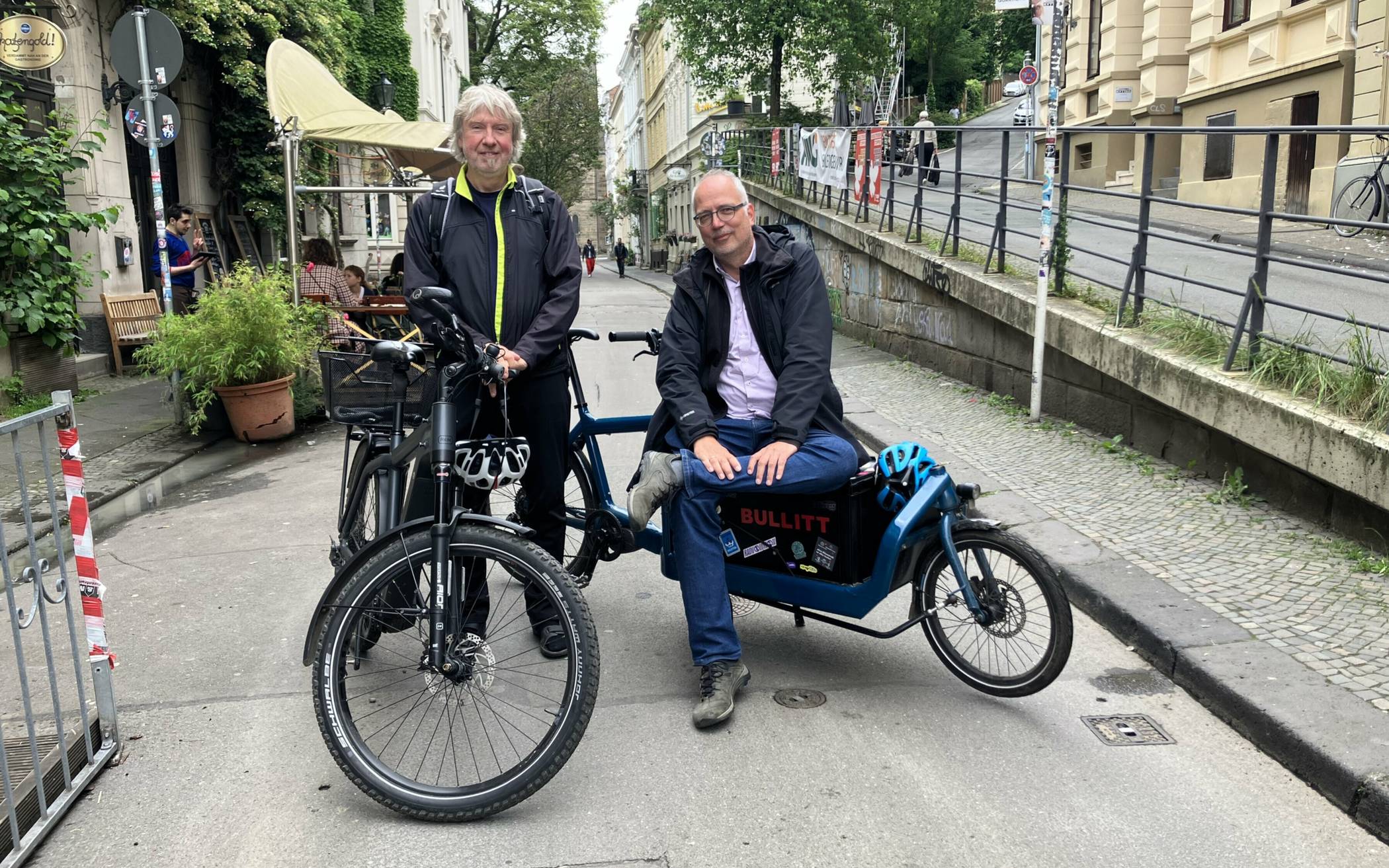 Peter Hopfe und Peter Ritter vom