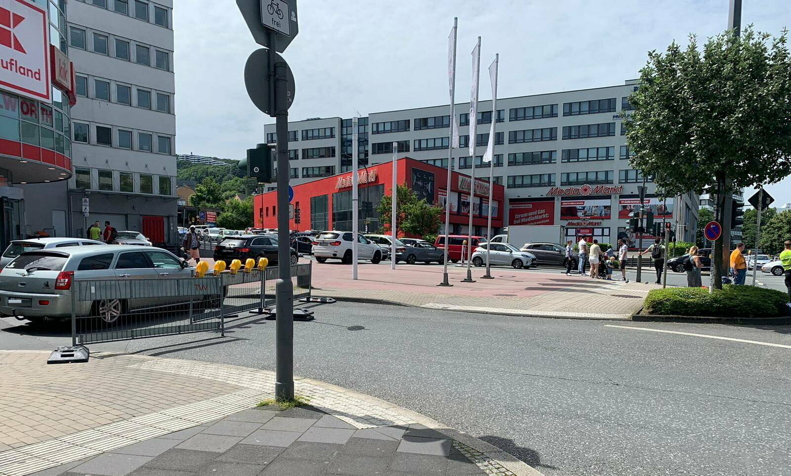 Um 9 Uhr wurde der Teilbereich der B7...