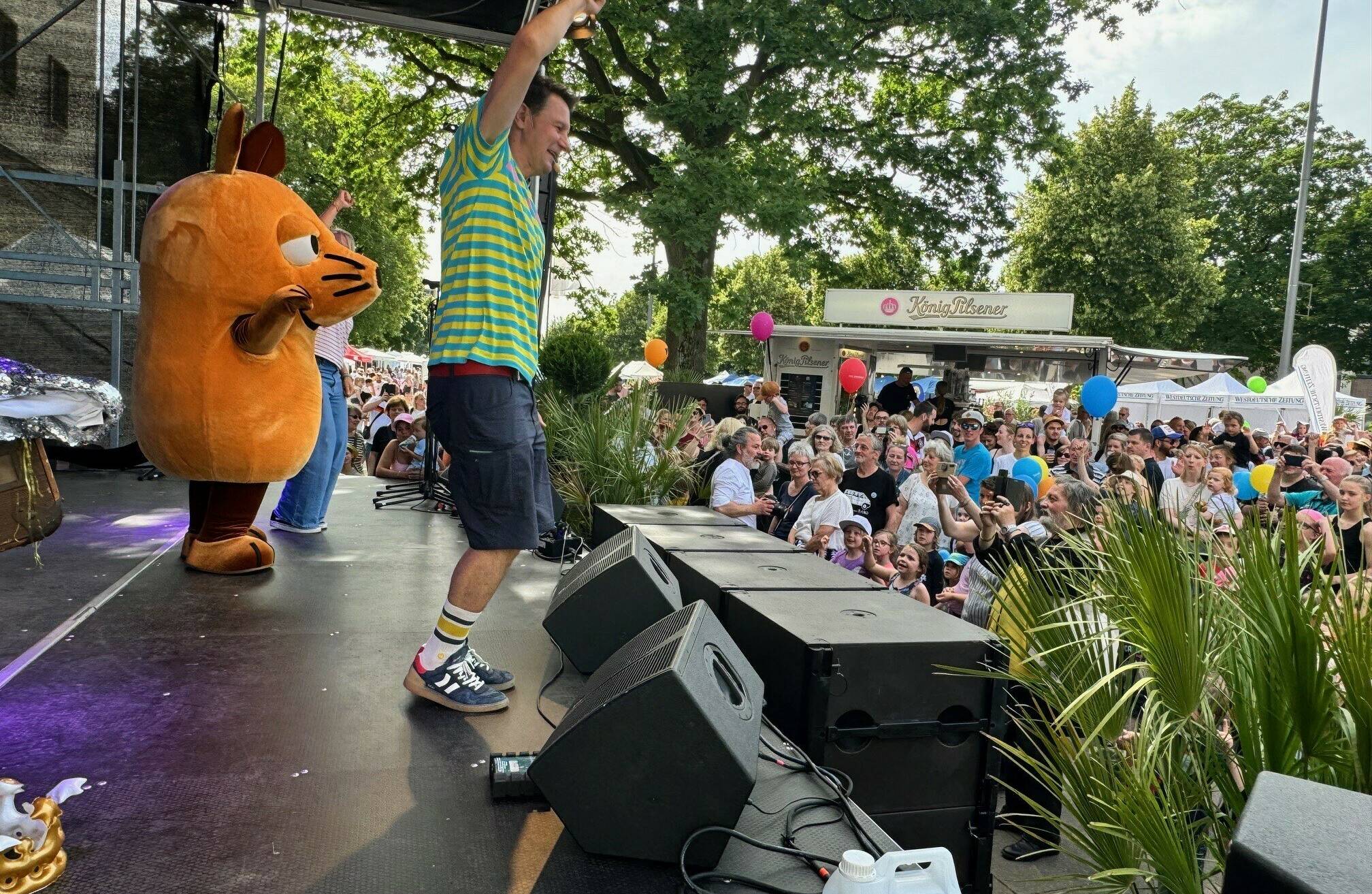 Die Maus sorgt für Begeisterung bei den...