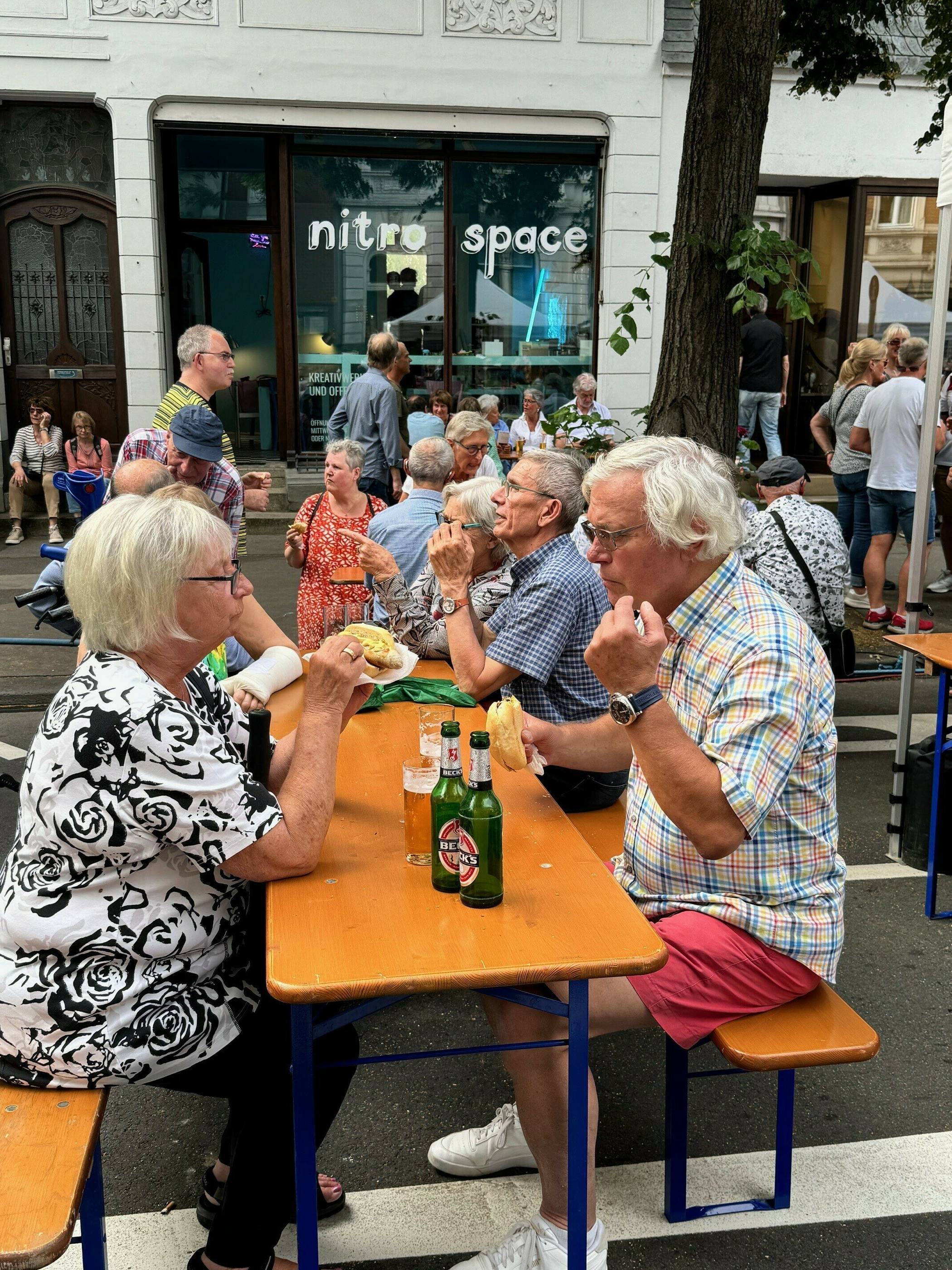 Es geht entspannt...