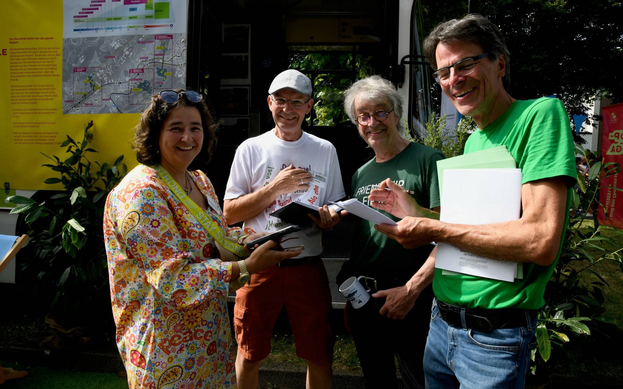 Der BUGA-Freundeskreis mit der Wuppertaler BUGA-2031-Geschäftsführerin Susanne...