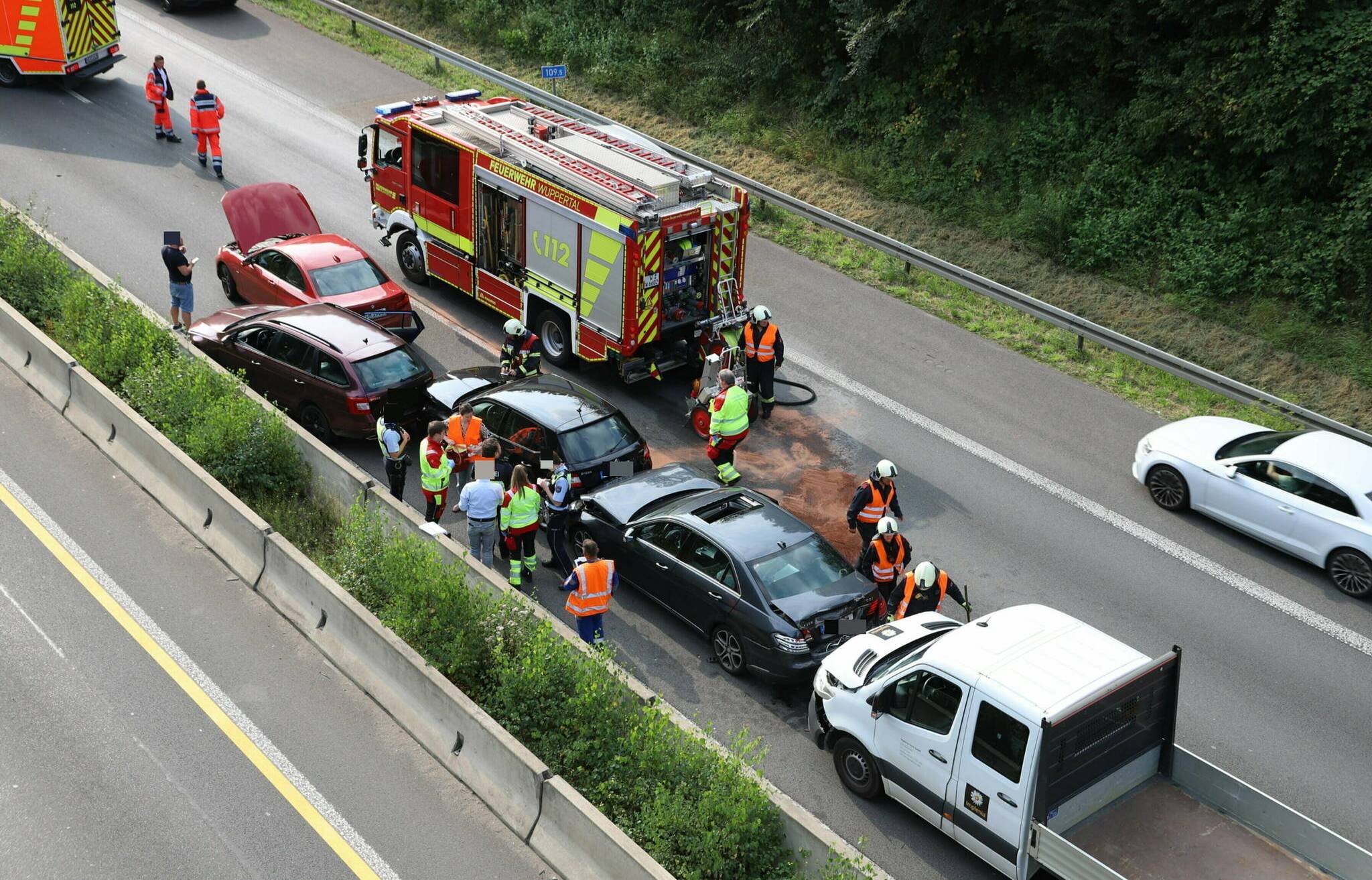 Der Blick von oben auf das