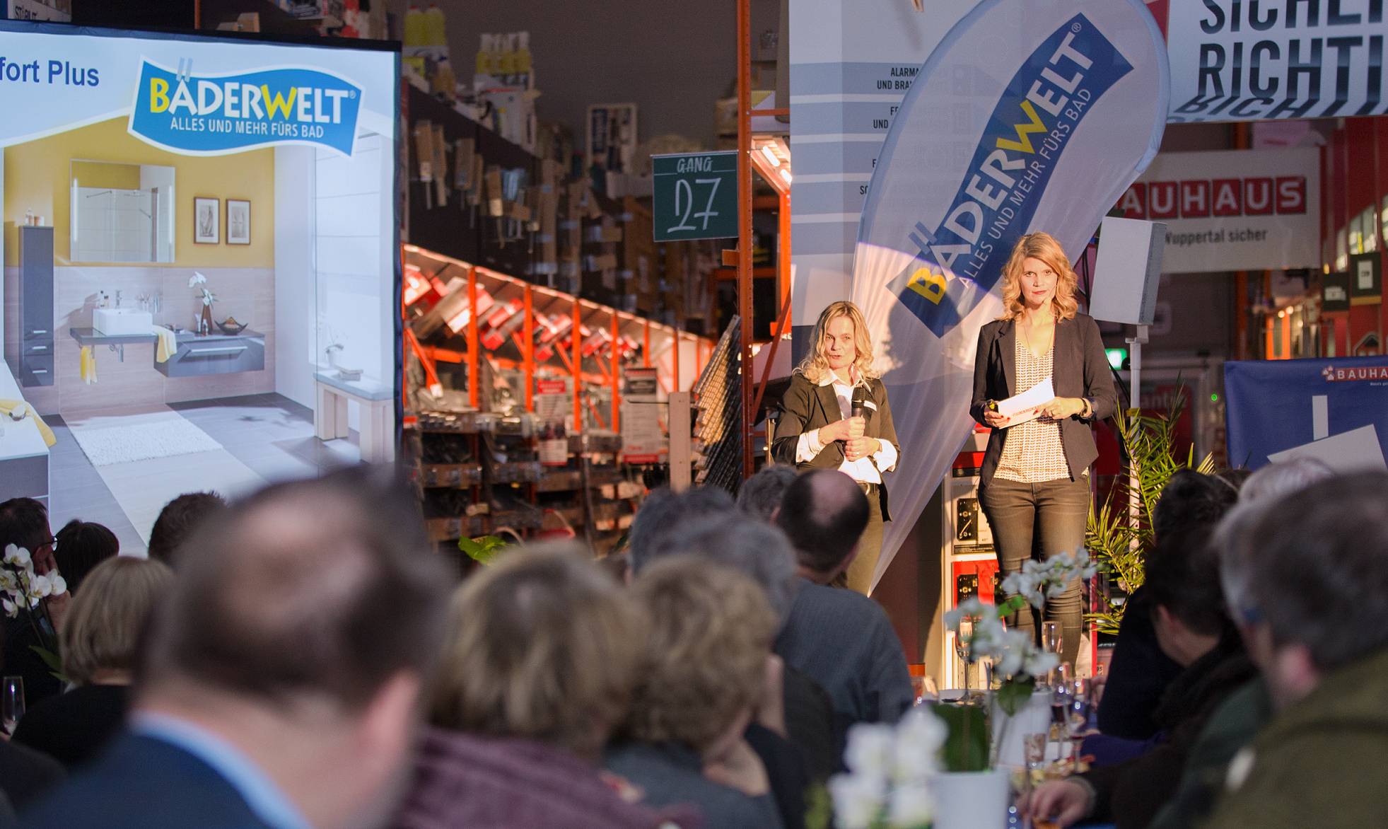 Jetzt anmelden: Im BAUHAUS auf Lichtscheid steigt am 20. September die kostenlose Nacht des Bades.