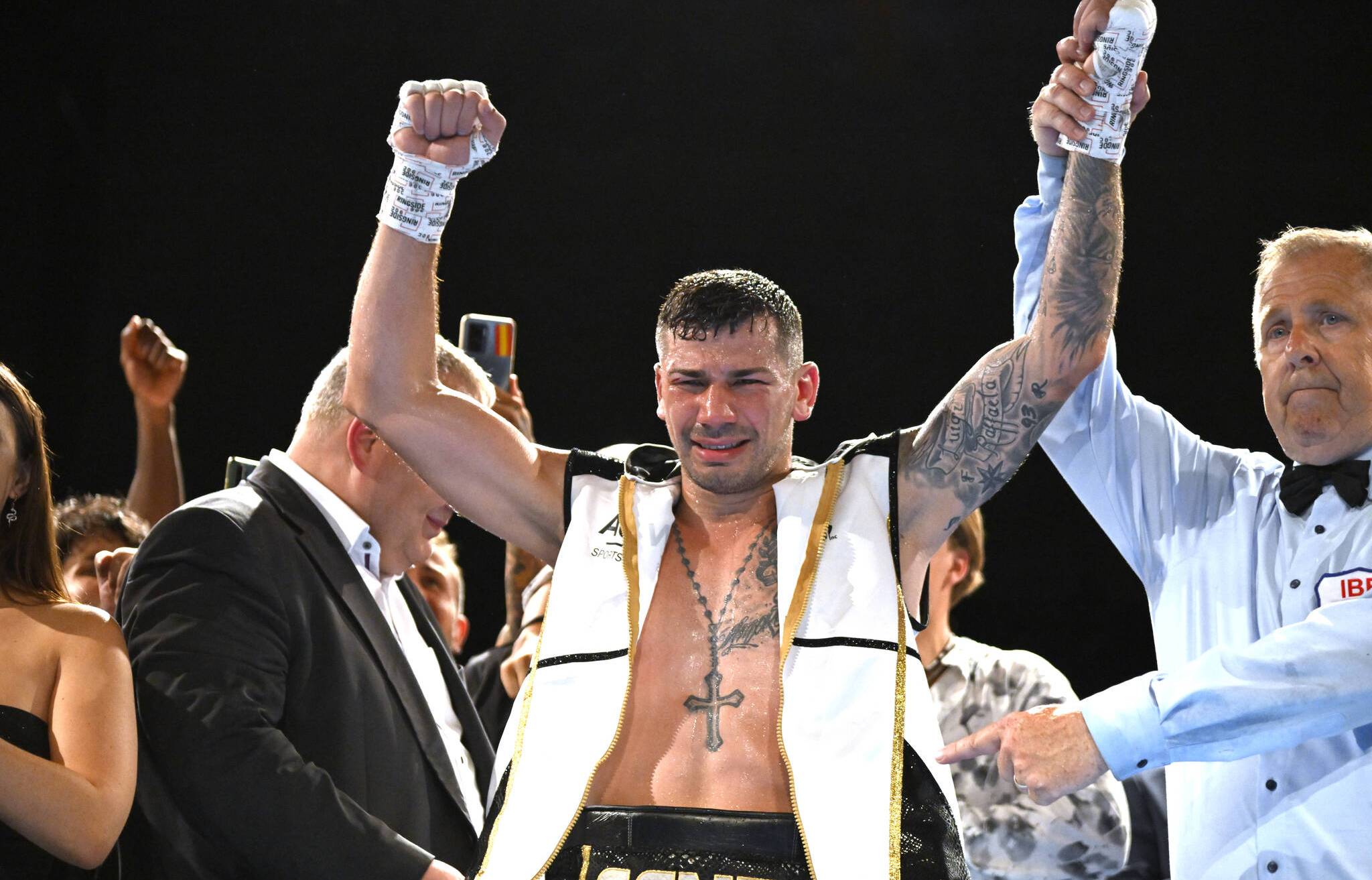 Vincenzo Gualtieri nach seinem WM-Sieg 2023