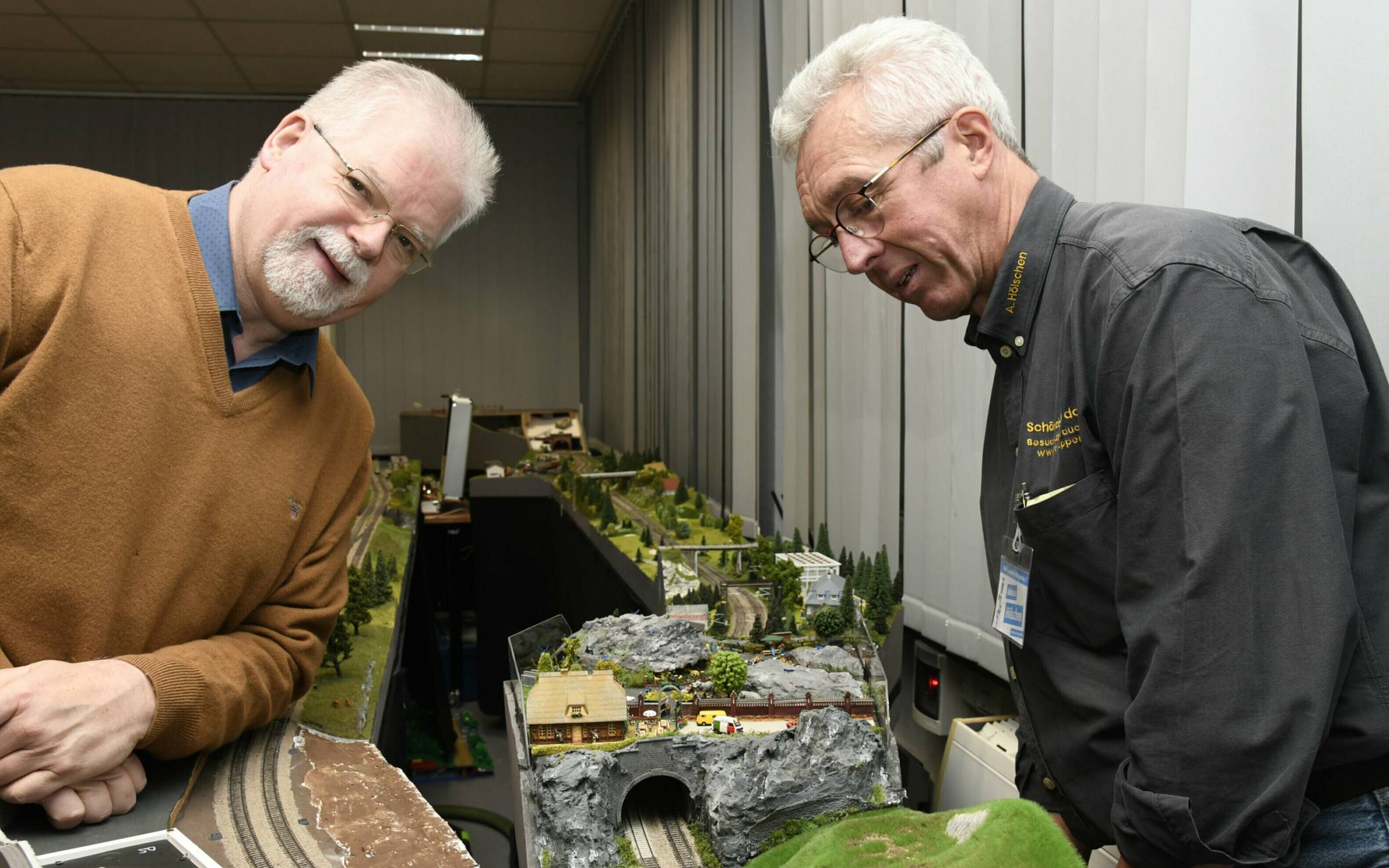  Bruno Hensel (li.) und  MEC-Vorstand Andreas Hölschen. 