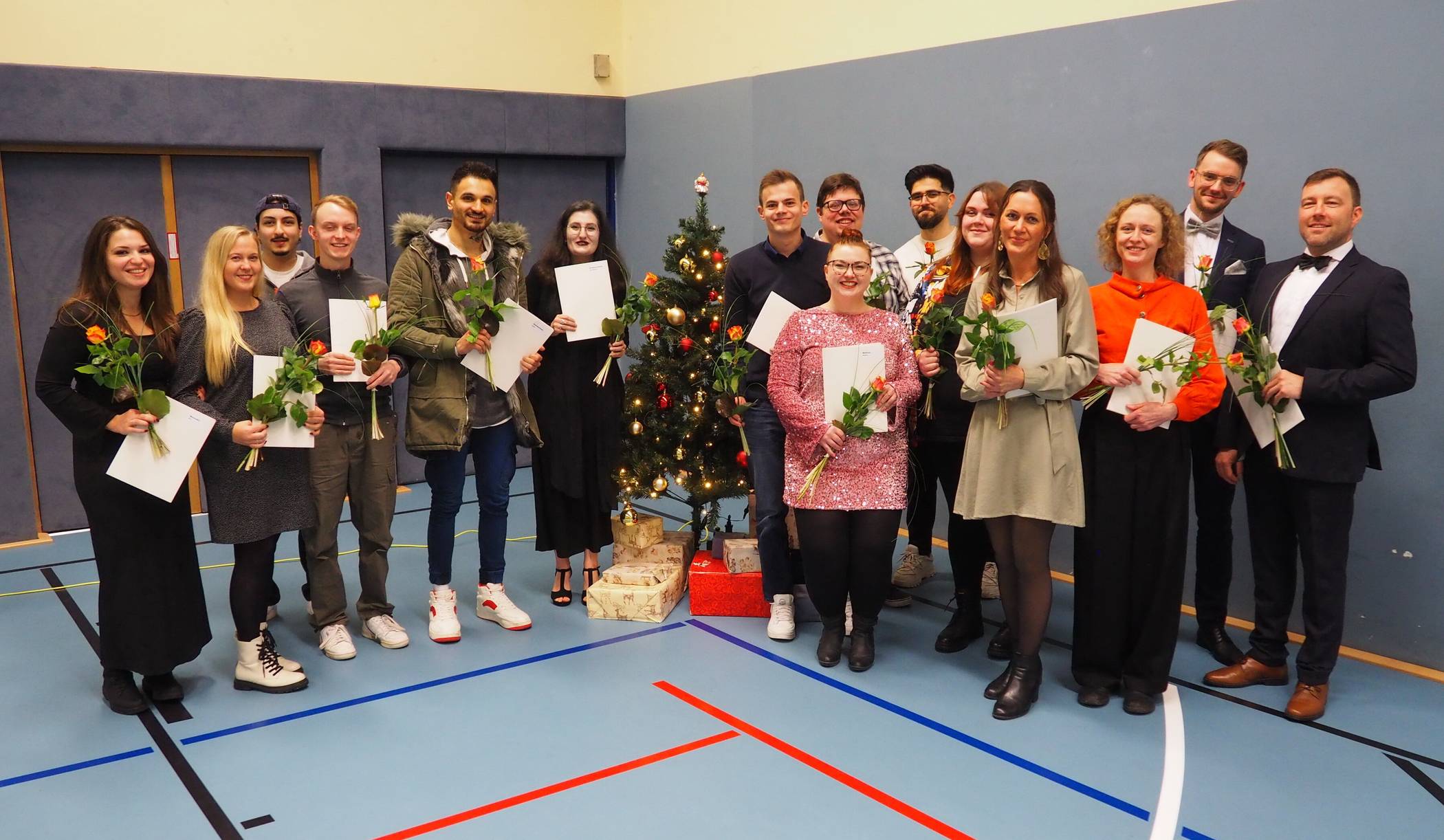  Das Gruppenfoto zum Abschluss. 