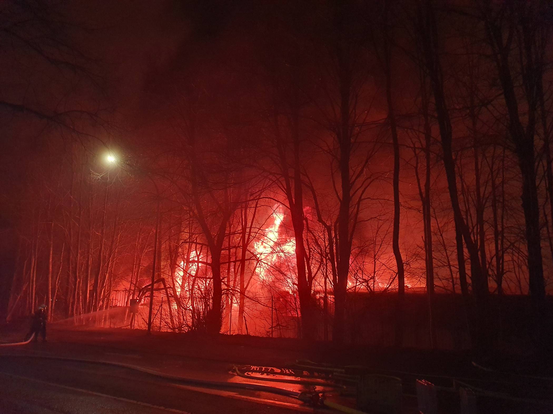  Die Szenerie vor Ort. 