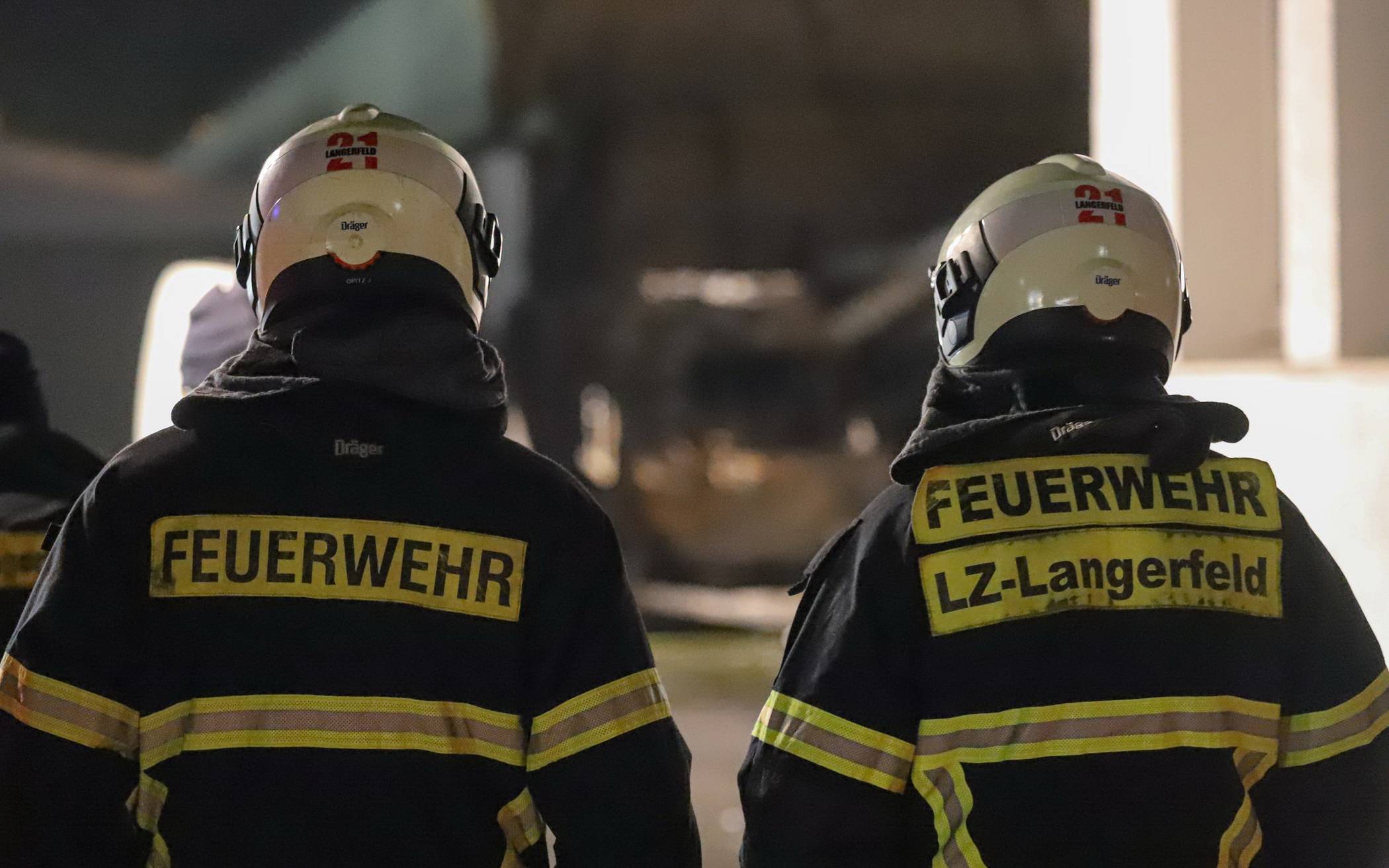 Die Brandwache in der Nacht.