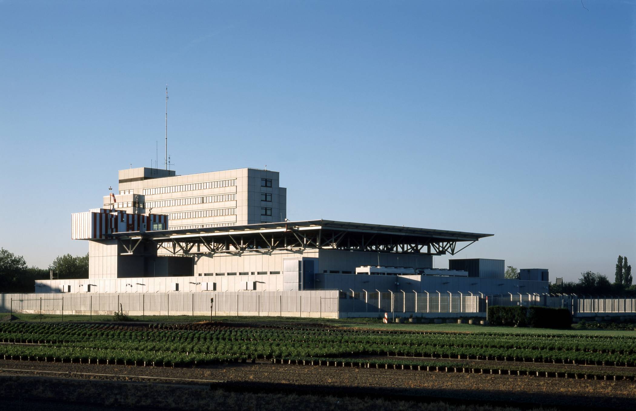  Der Hochsicherheitsgerichtssaal des OLG ak Kapellweg in Düsseldorf. 