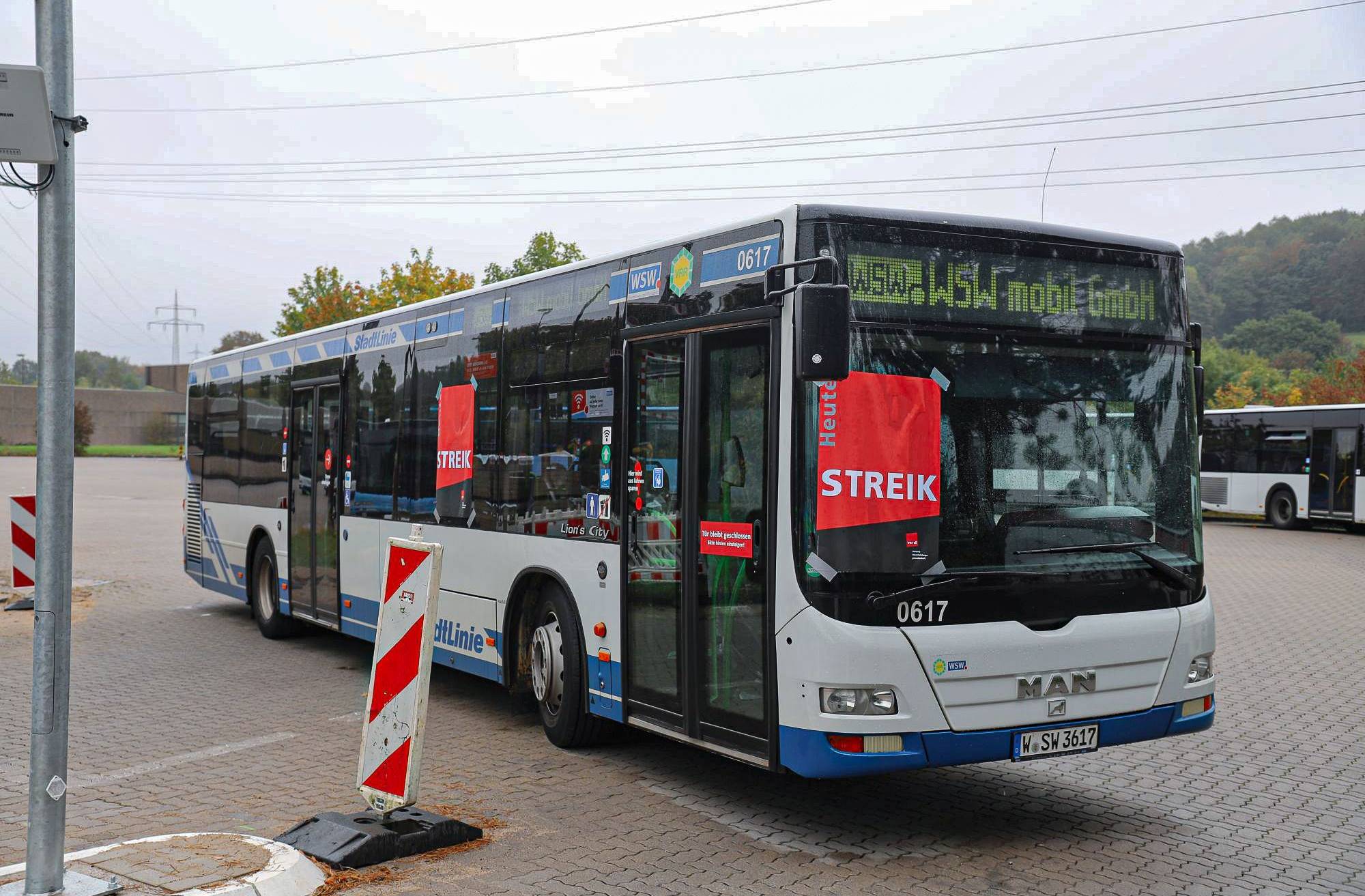 Bild vom Warnstreik aus dem September