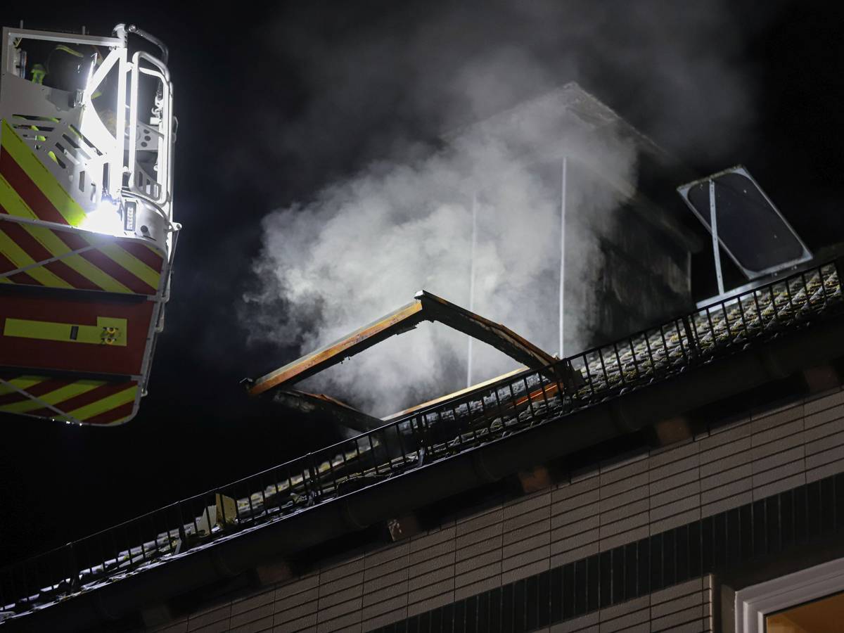 Brand in Dachgeschosswohnung
