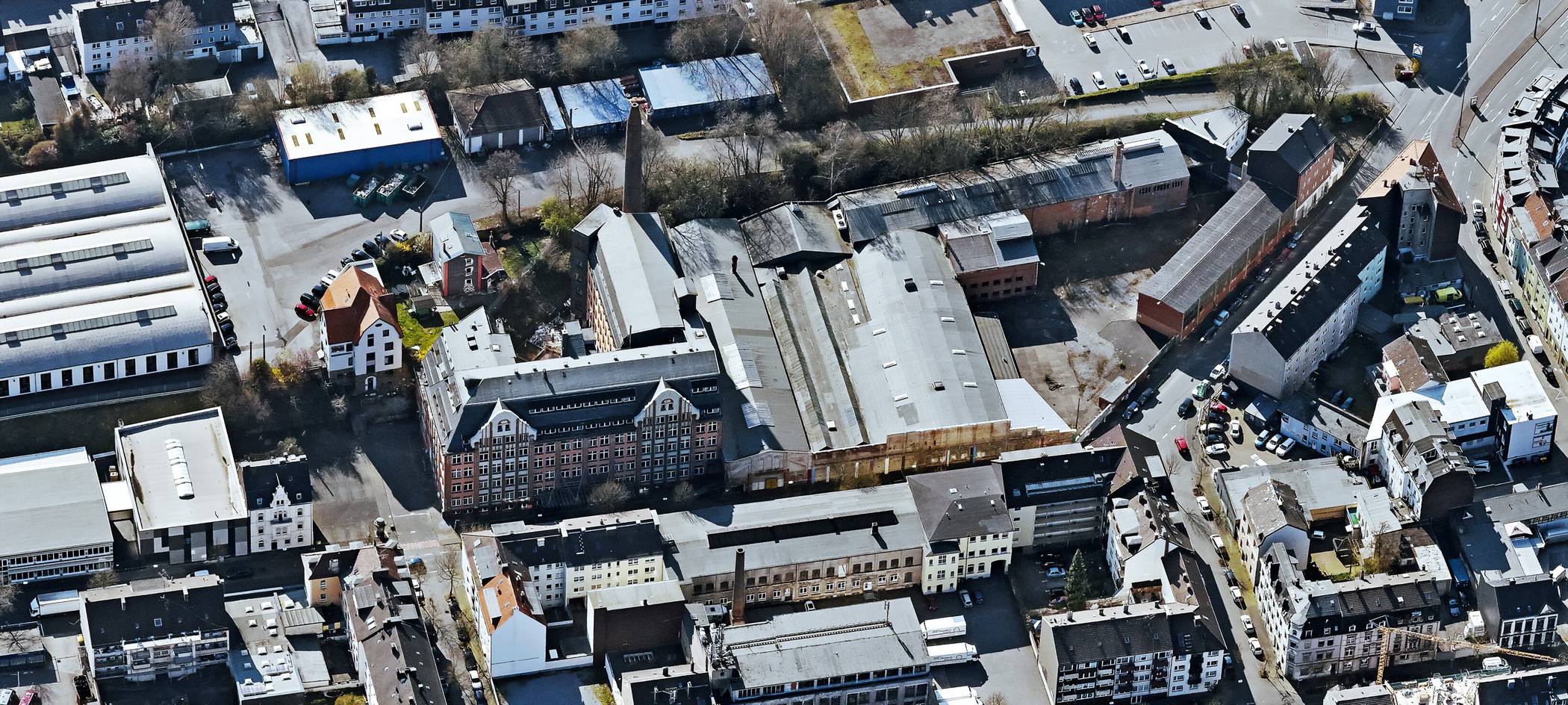 Das Areal an der Bockmühle von oben.