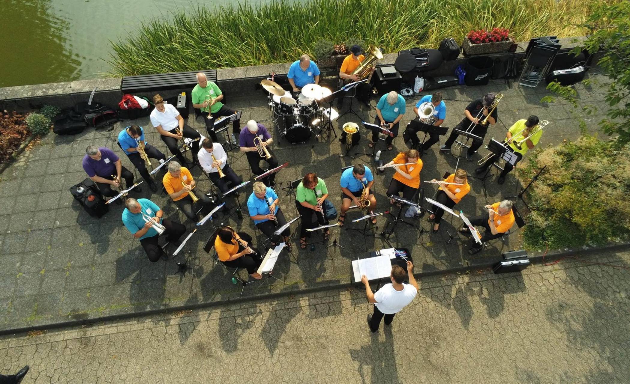 Der Klangkörper von oben.