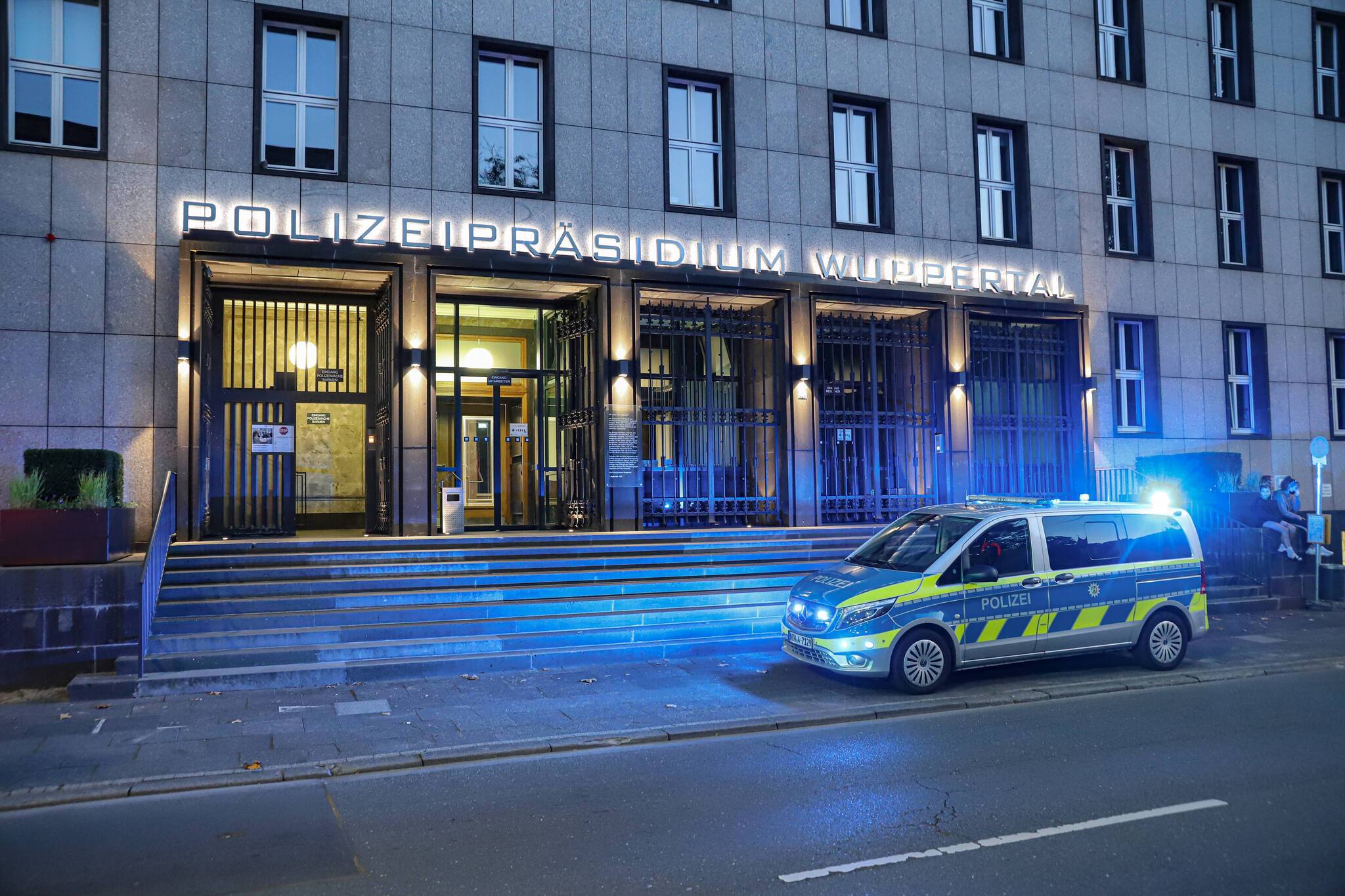  Das Wuppertaler Polizeipräsidium. 