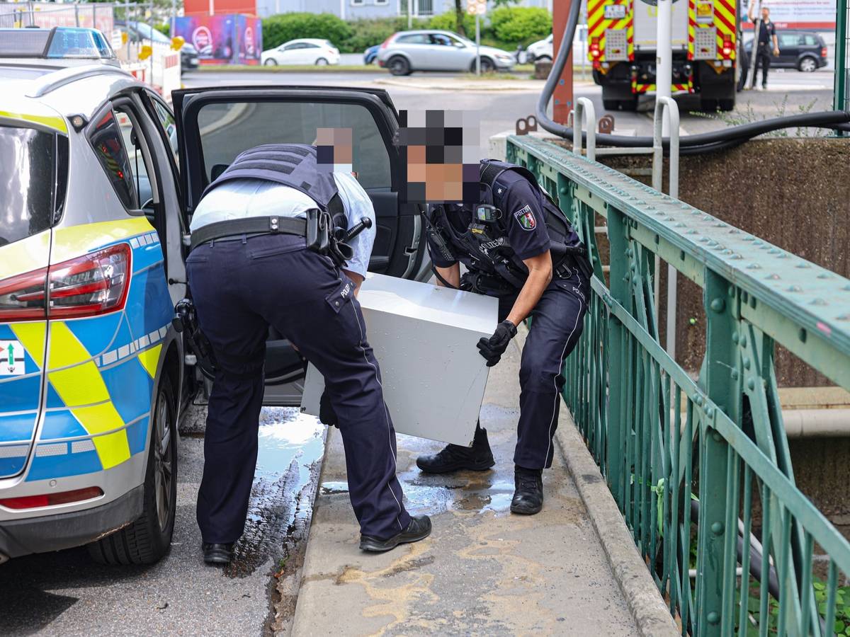 Tresorfund in der Wupper
