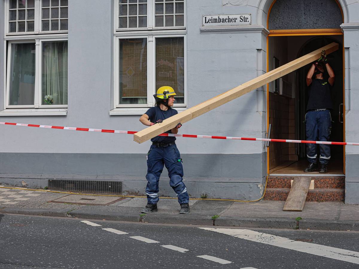 THW-Einsatz in der Schützenstraße
