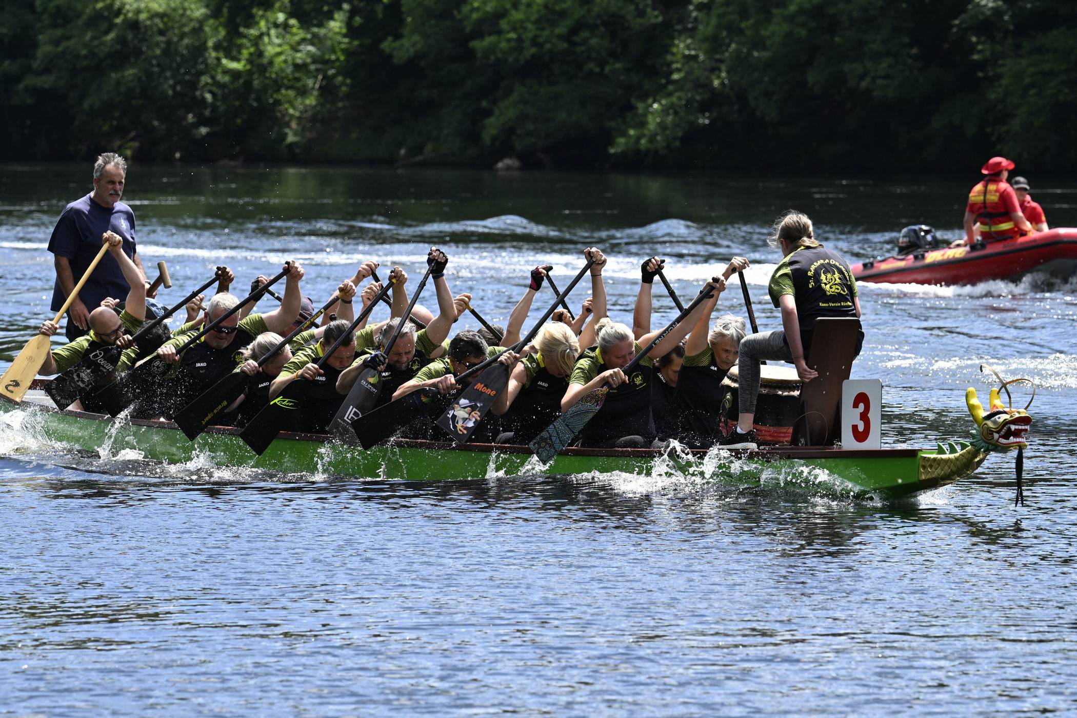 Es war wieder viel los auf dem Stausee.