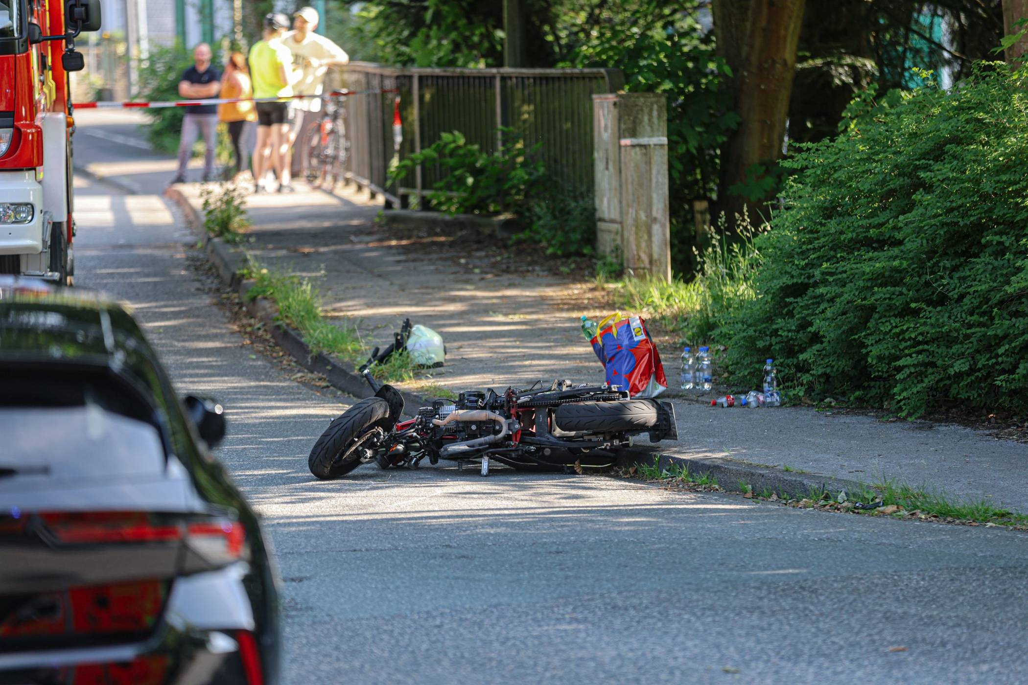 Der Motorradfahrer überlebte den Unfall nicht.