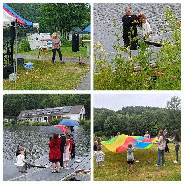  Impressionen vom Taufgottesdienst. 
