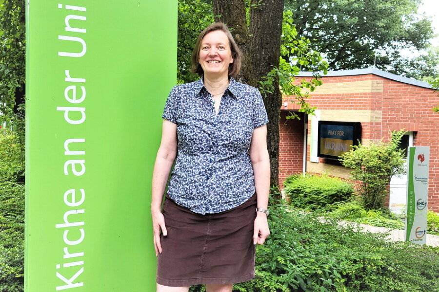 Grün, hell und freundlich: Im Haus der Studierengemeinden lässt sich gut lernen, reden und feiern.