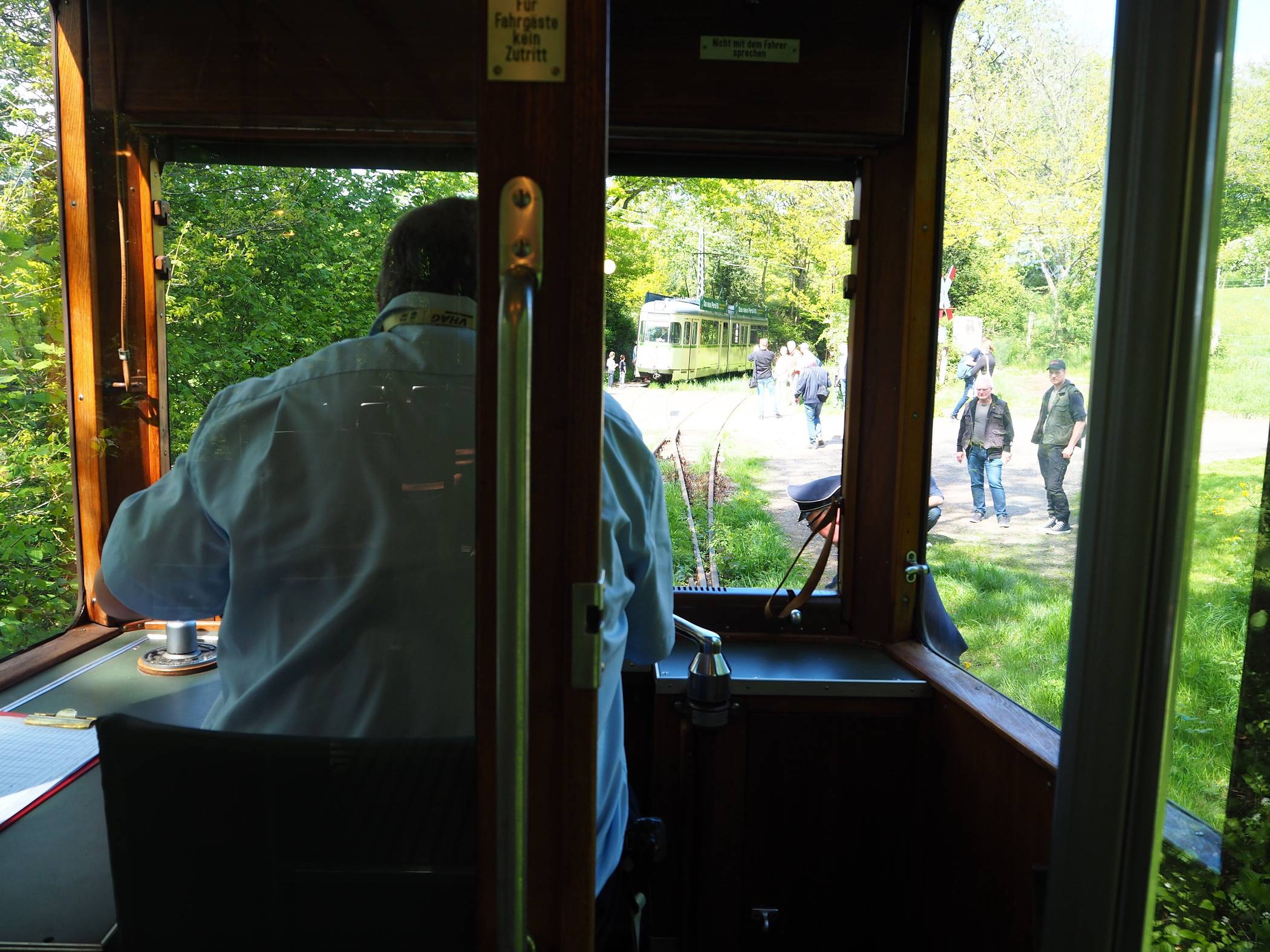 Die Endstelle Greuel am Stadtrand von Cronenberg.