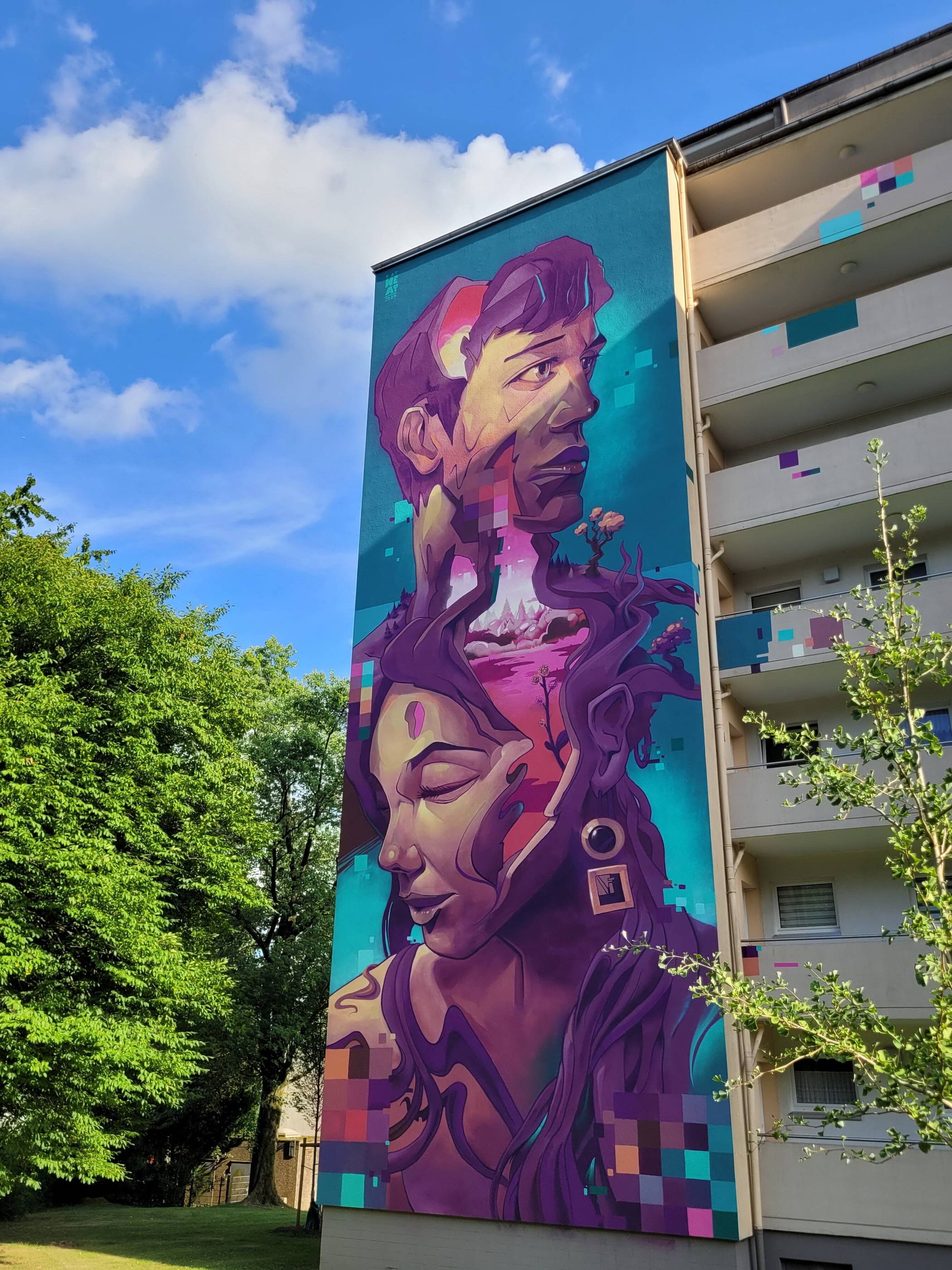 An der Kurfürstenstraße 135 und 137 in Ronsdorf war der ungarische Künstler „Fat...