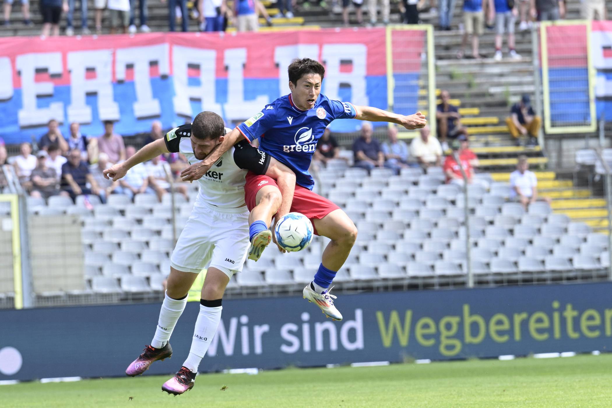  Nur selten behielt der WSV die Lufthoheit. 