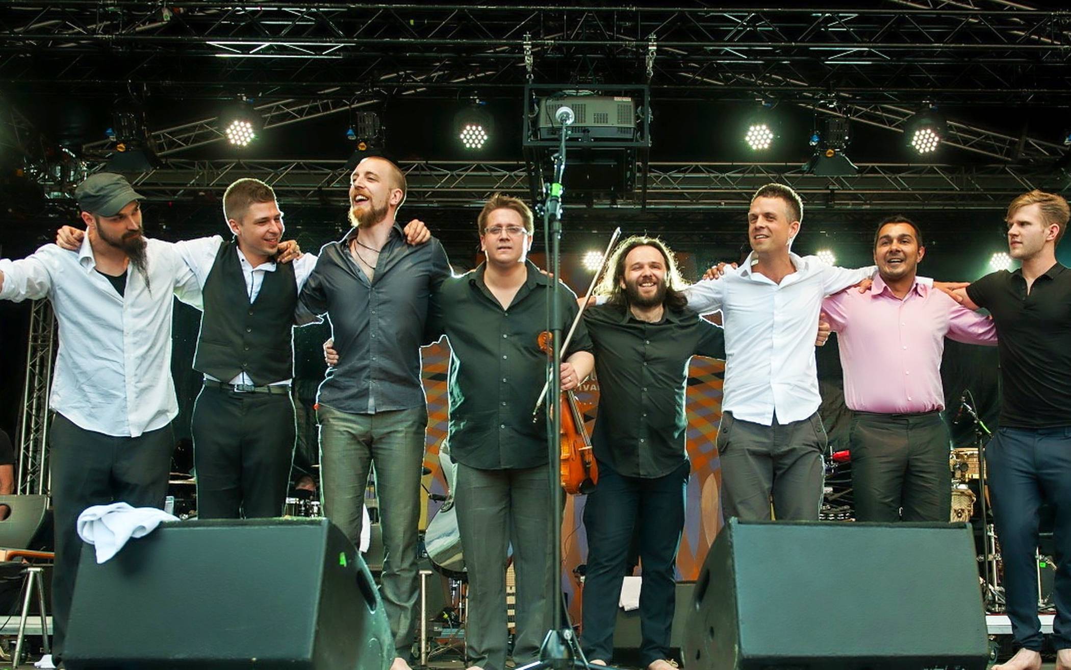  Das „Royal Street Orchestra“.  