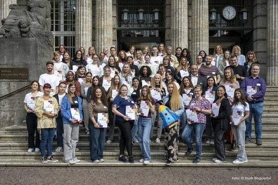 Die Azubis im pädagogischen Bereich.