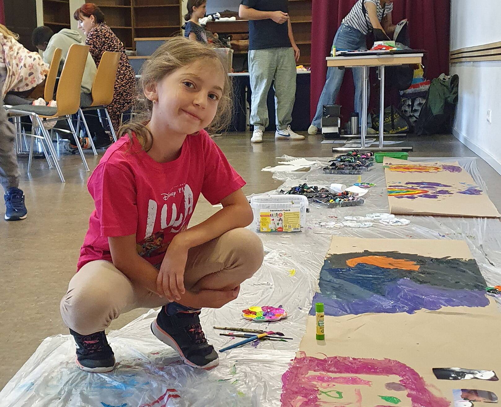  Eine Teilnehmerin des Projekts. 