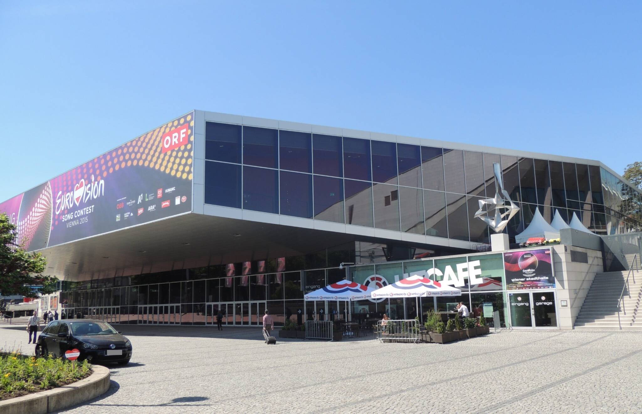 Die Wiener Stadthalle.