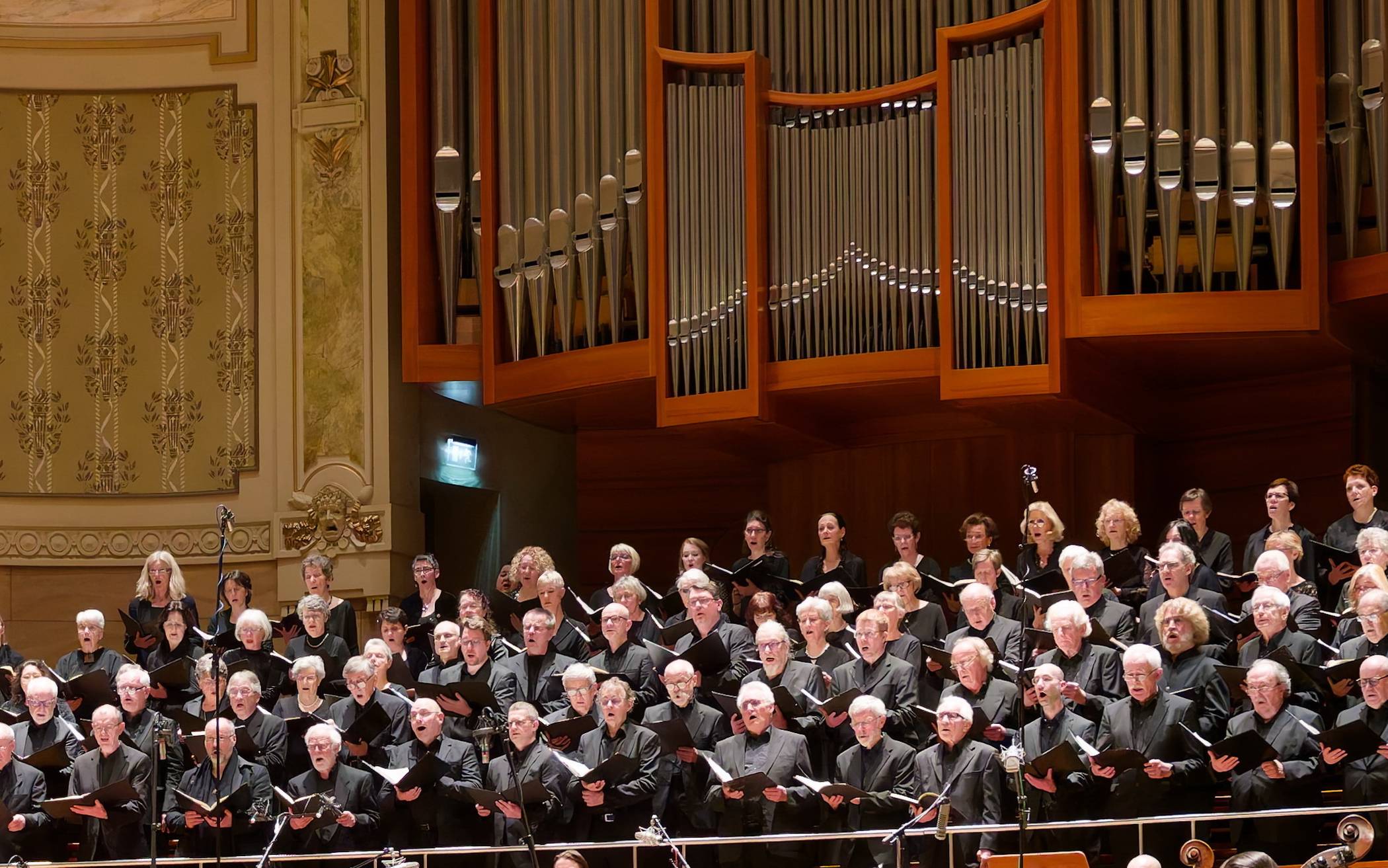 Der Chor der Konzertgesellschaft.