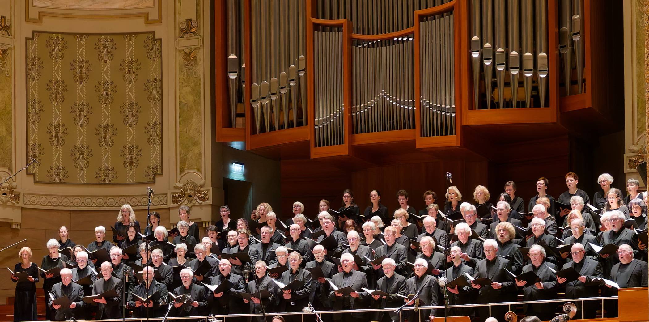  Der Chor der Konzertgesellschaft. 