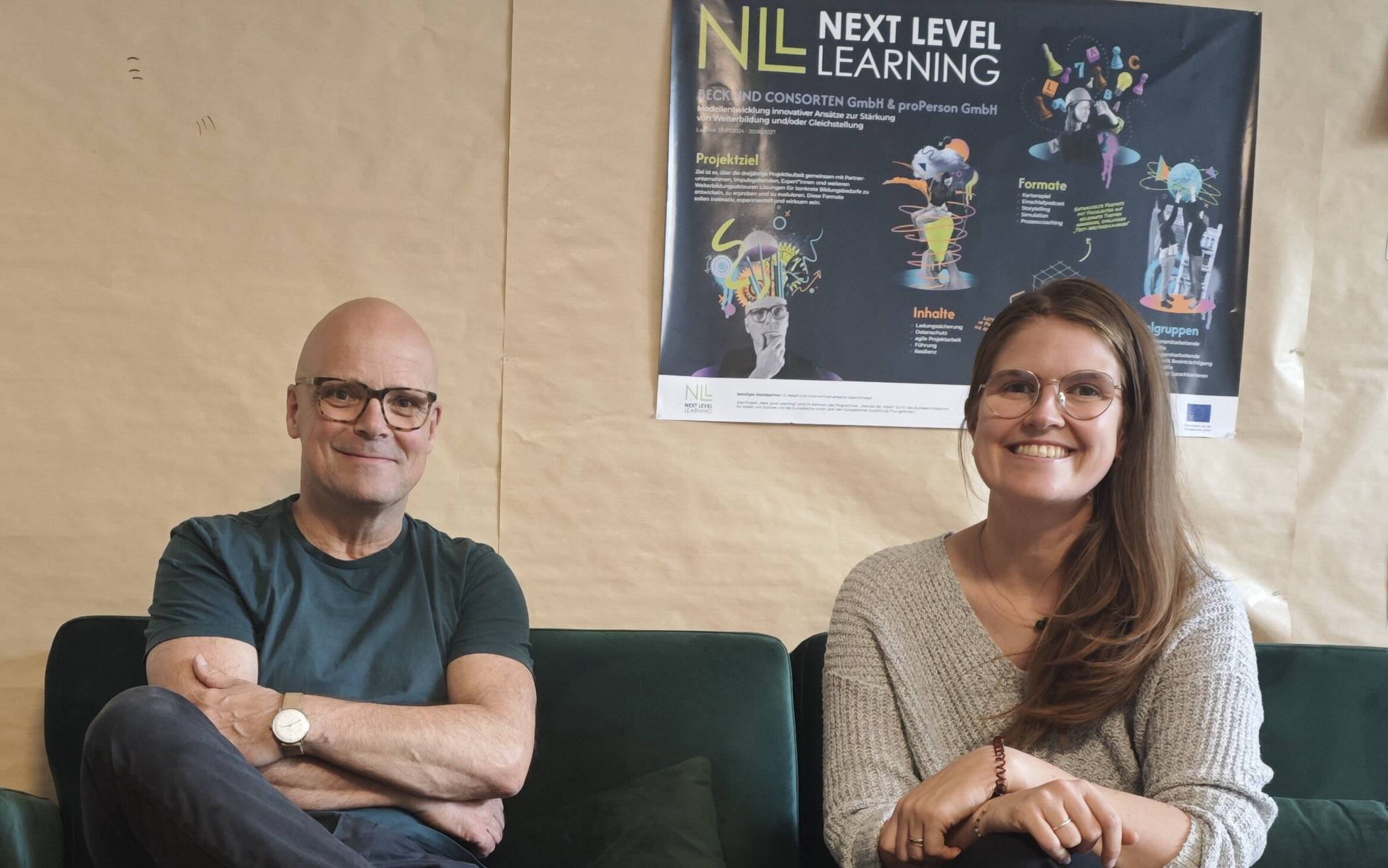 Joachim Beck und Charlotte Siefen.