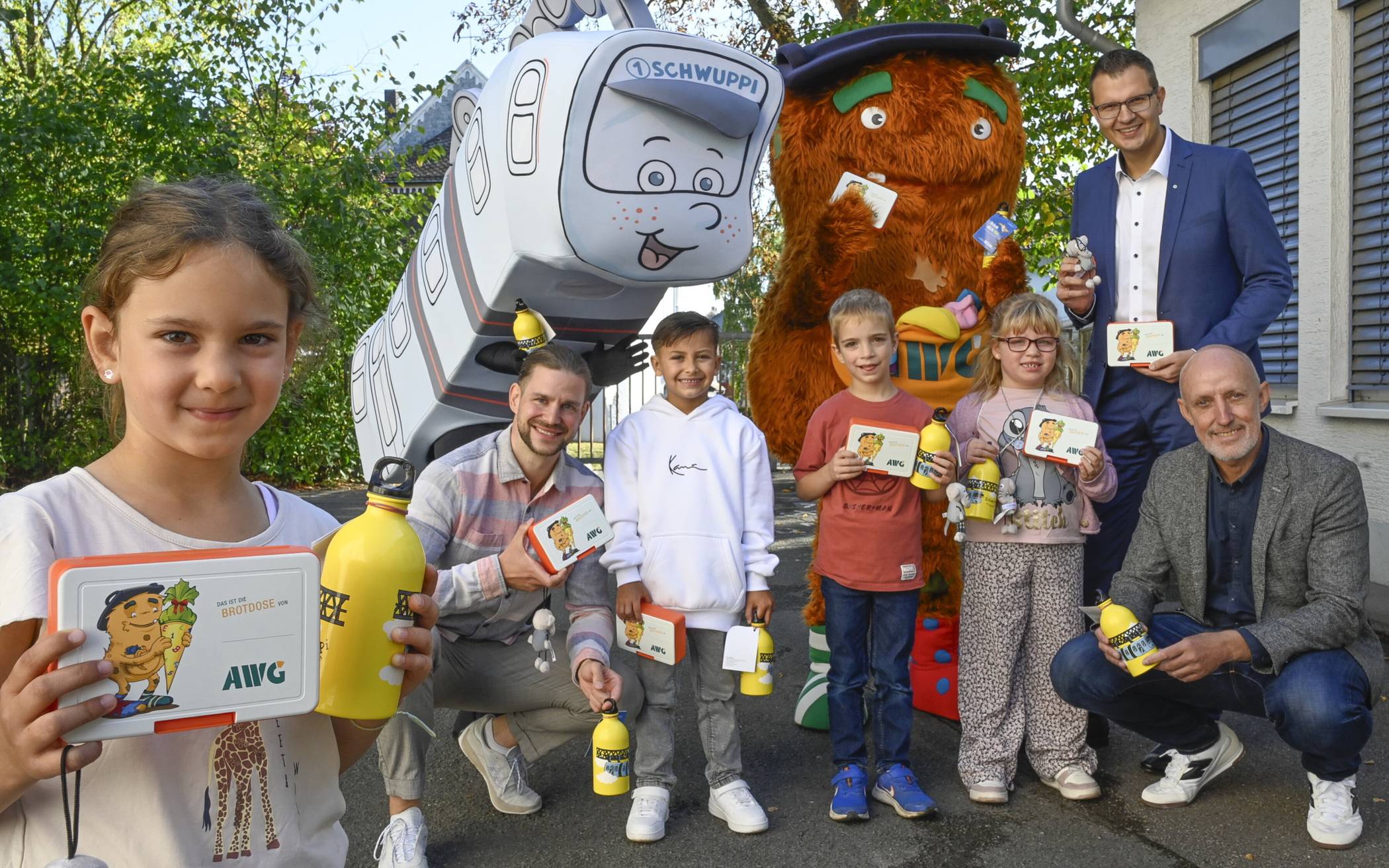 Auf dem Schulhof der GGS Hottenstein