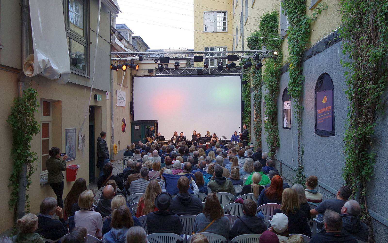 Blick in den Innenhof der Alten