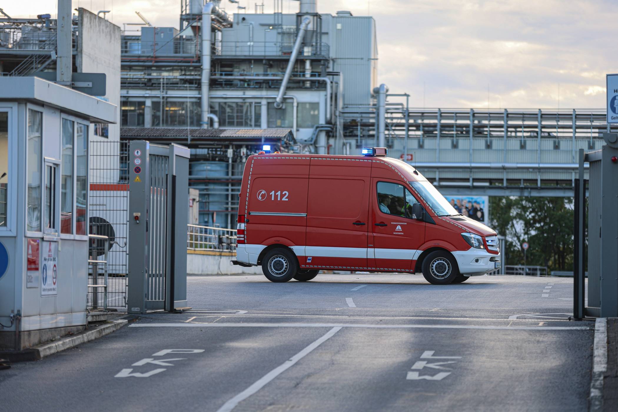  Die Feuerwehr war schnell vor Ort. 
