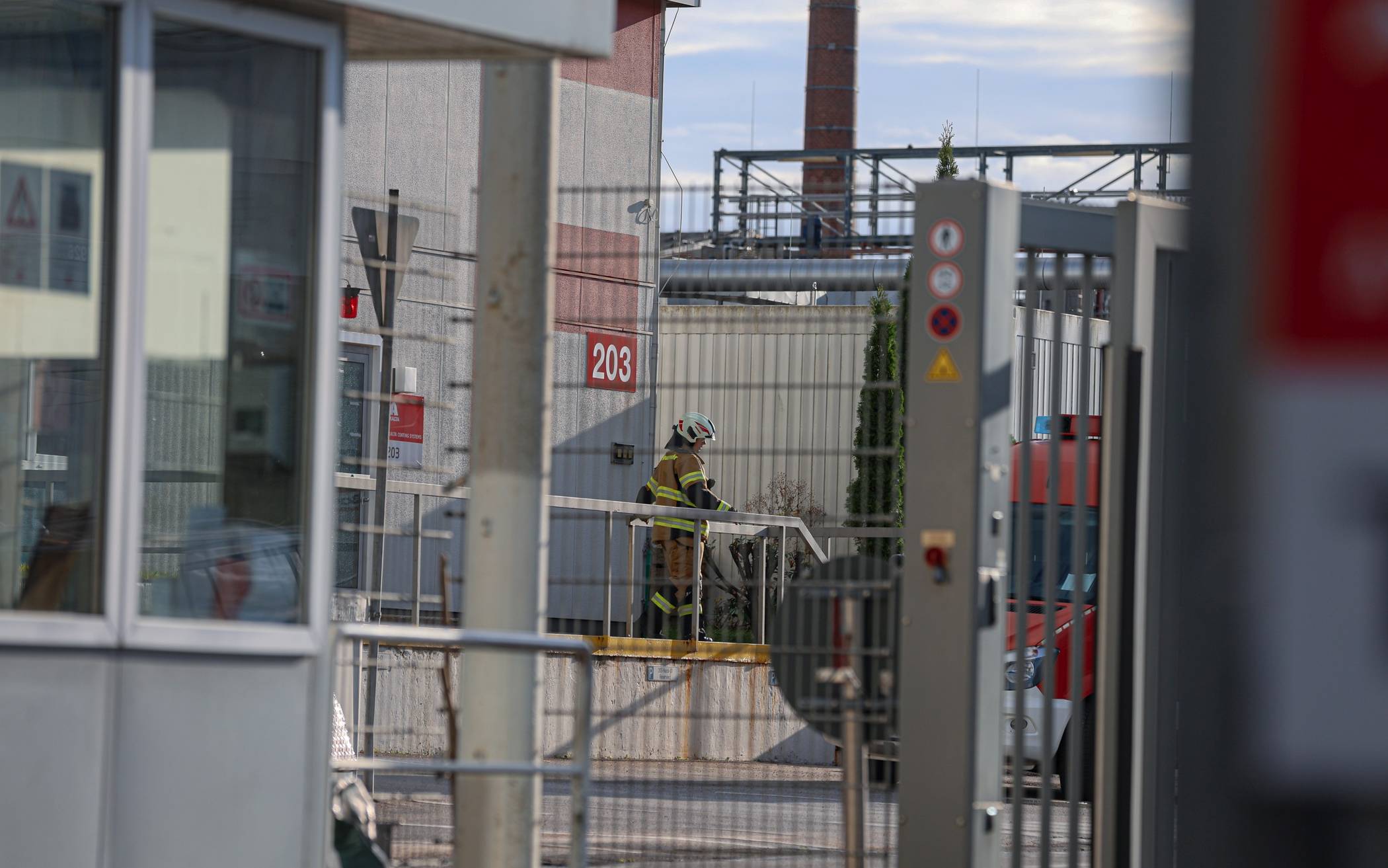 Bilder: Feuerwehr-Einsatz auf Werksgelände