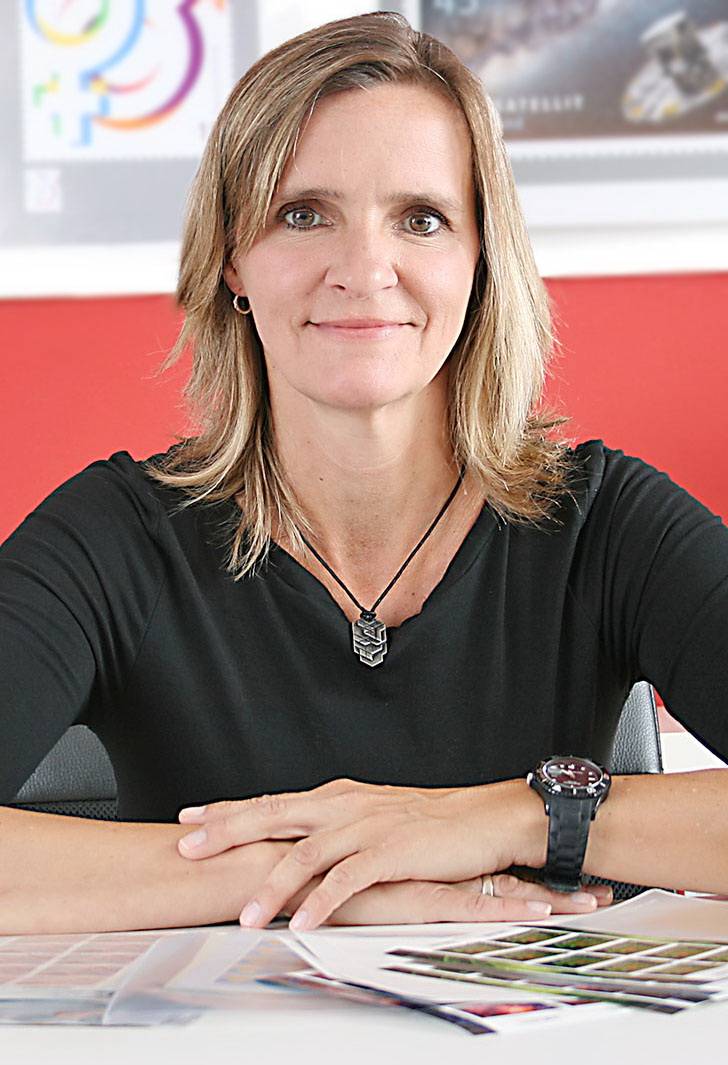 Andrea Voß-Acker hat bereits rund 60 Briefmarken gestaltet.