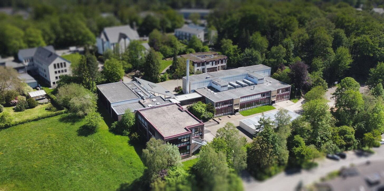 Das Gelände von oben.