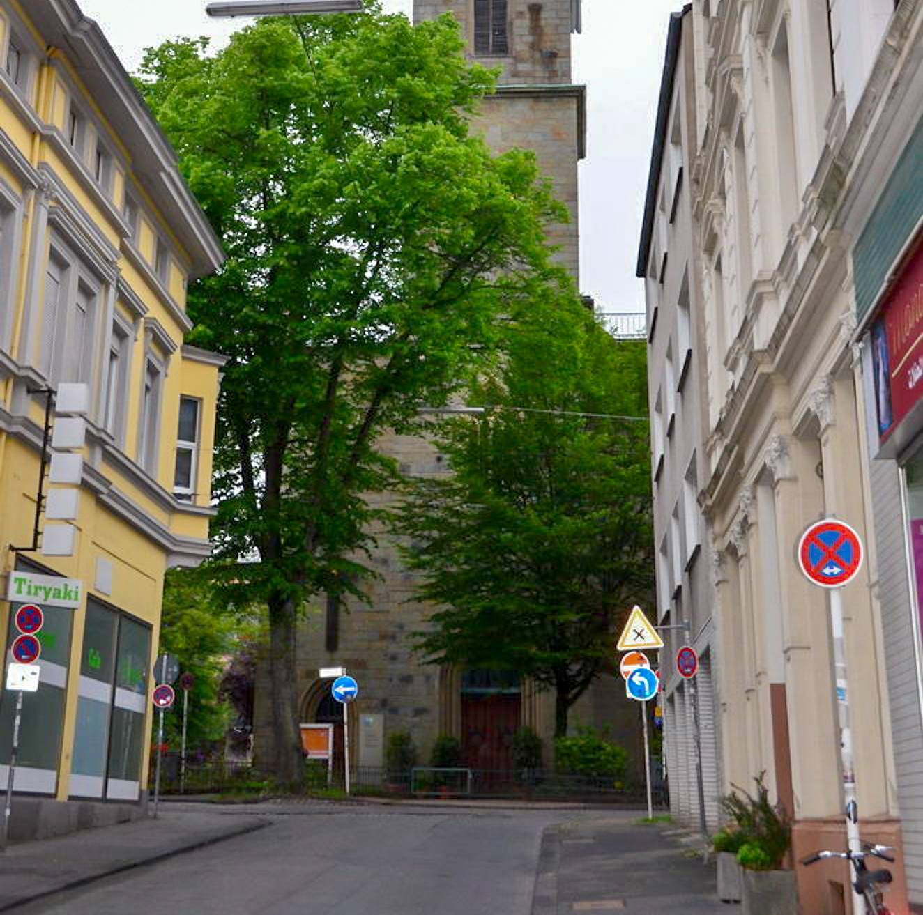  Ein Teil der Friedrichstraße in Elberfeld. 