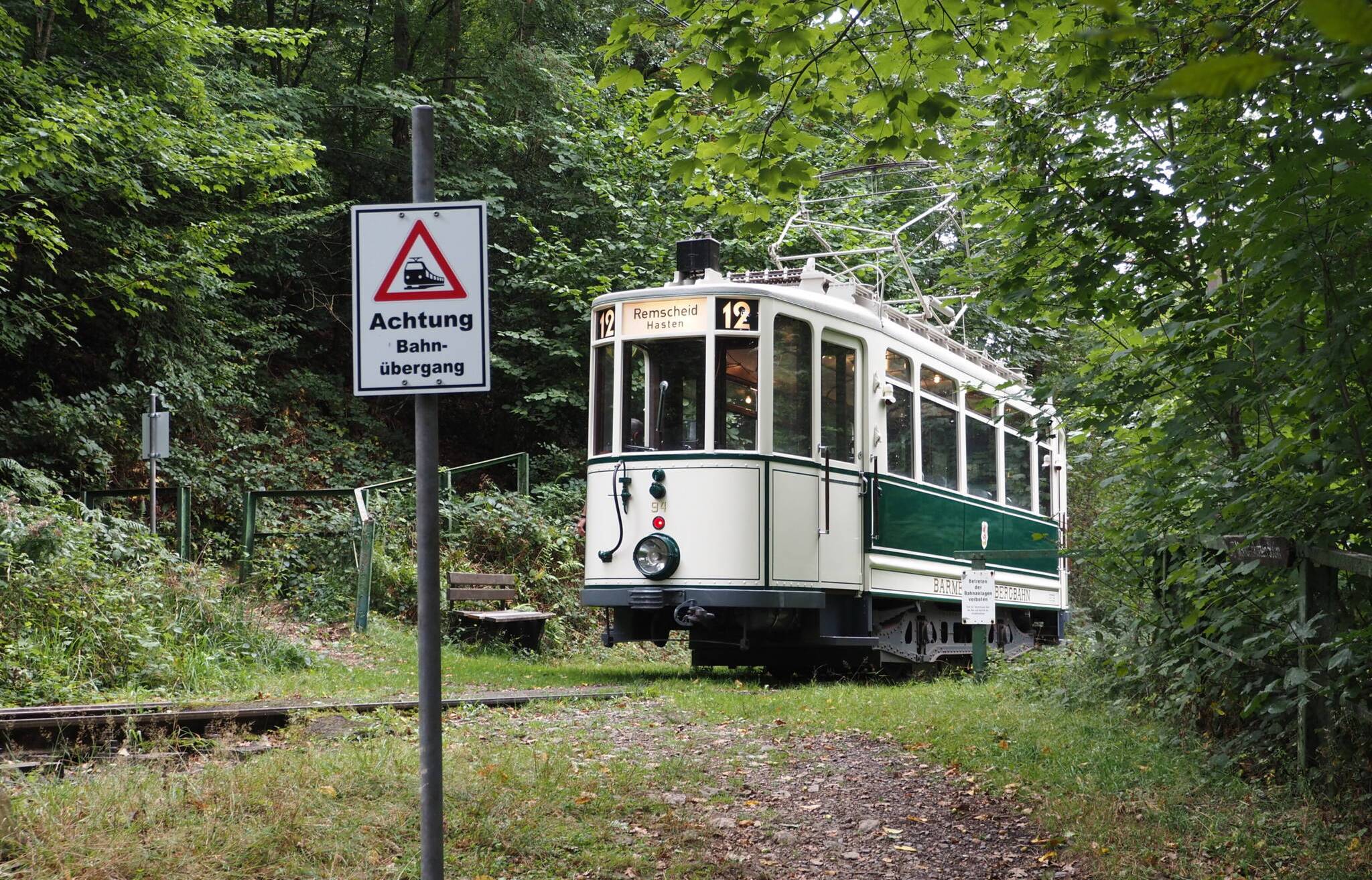 Triebwagen 94 der Barmer Bergbahn an