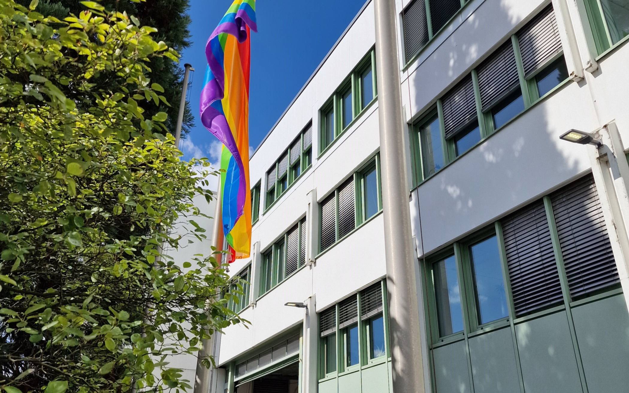 Die Fahne in Elberfeld ...